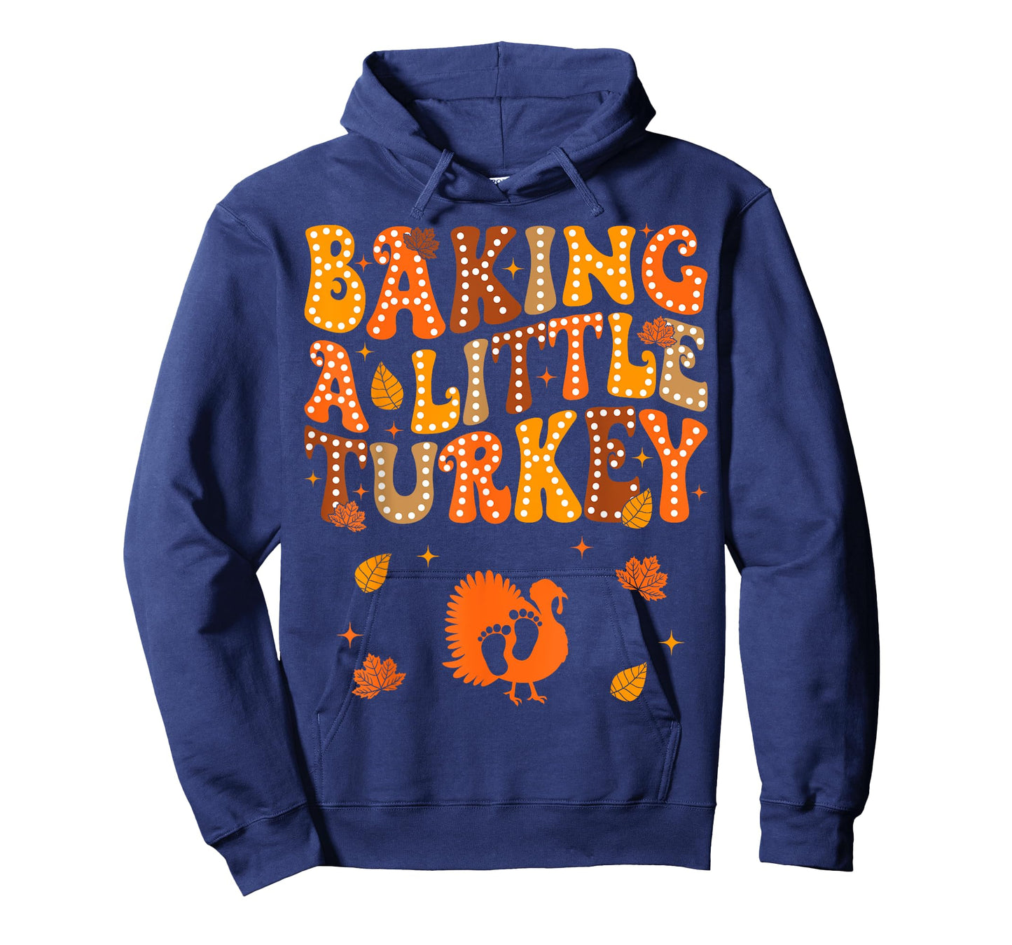 Baking A Little Turkey Thanksgiving Pregnancy Announcement T-Shirt