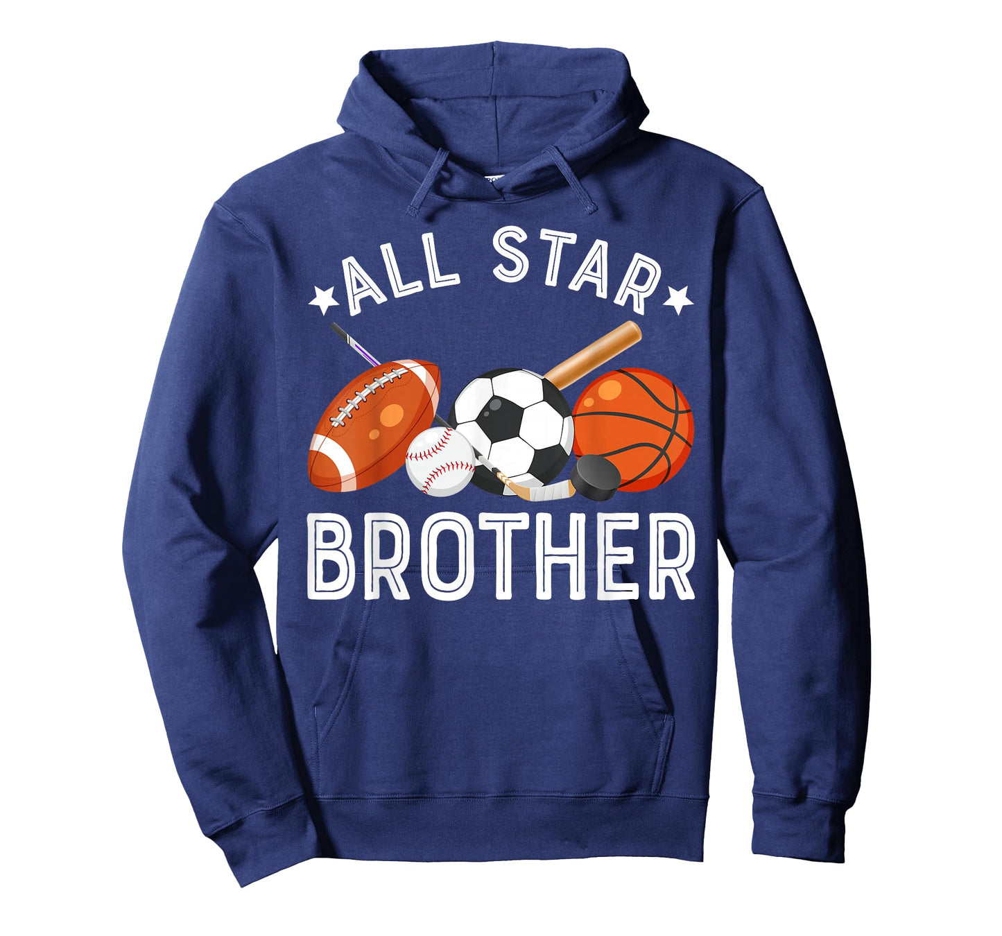 All Star Brother Of The Birthday Boy Basketball Soccer Sport T-Shirt
