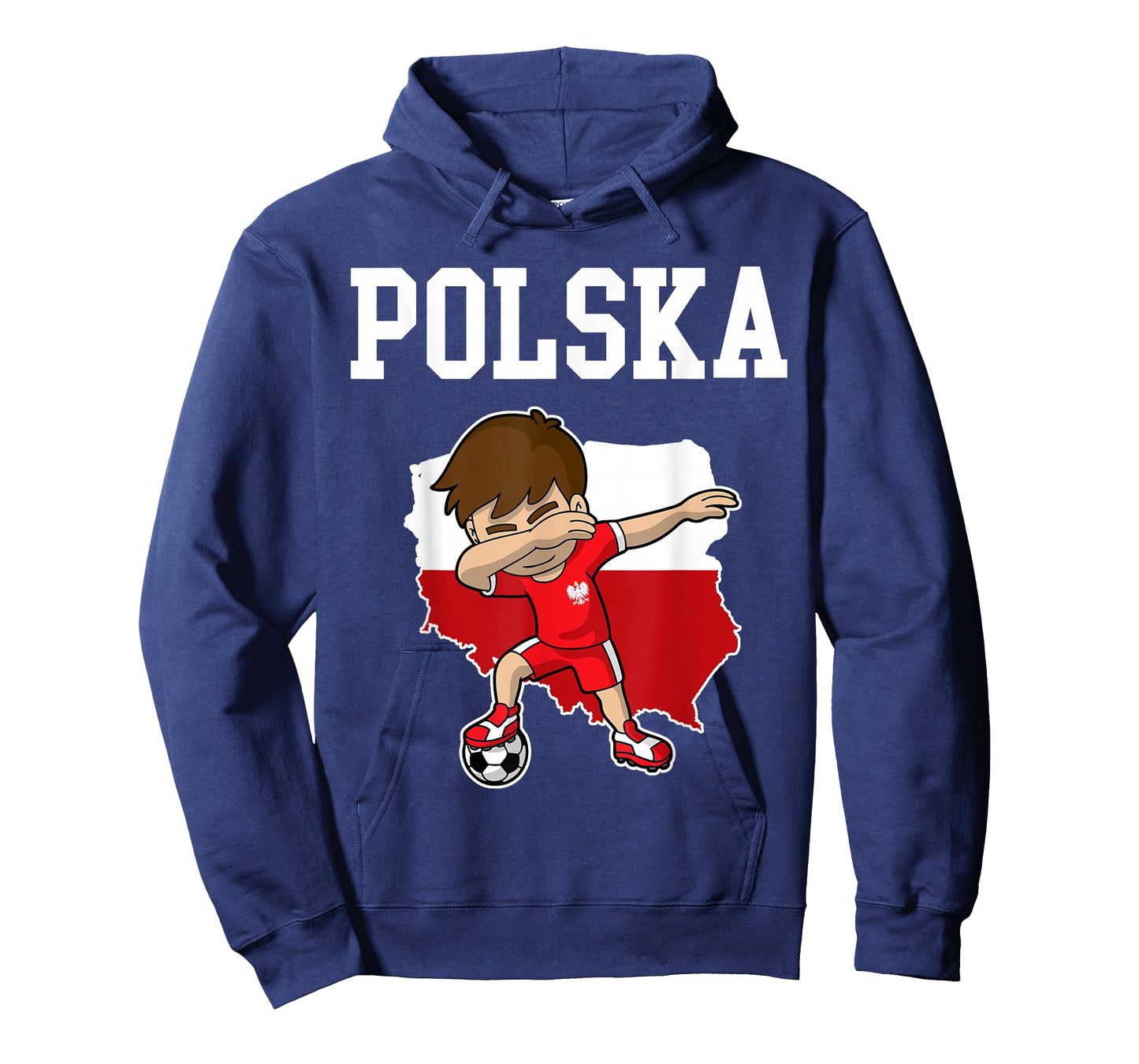 Polska Soccer Poland Polish Dabbing Football T-Shirt