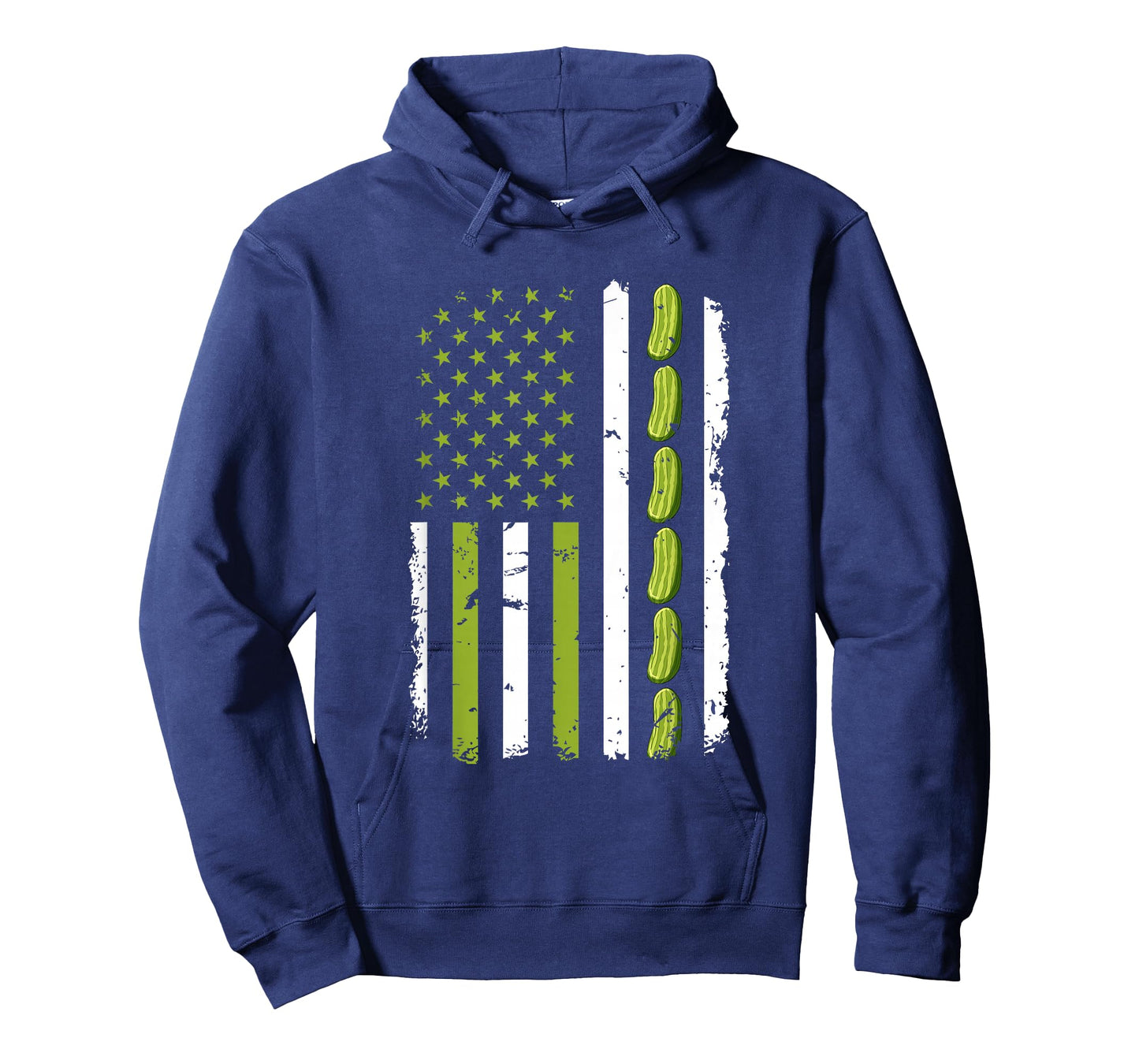 Pickle Cucumber USA American Flag Pickle Lovers 4th of July T-Shirt