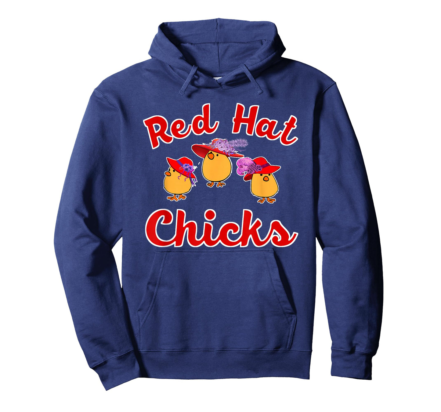 Cute Red Hat Chicks Society T-Shirt