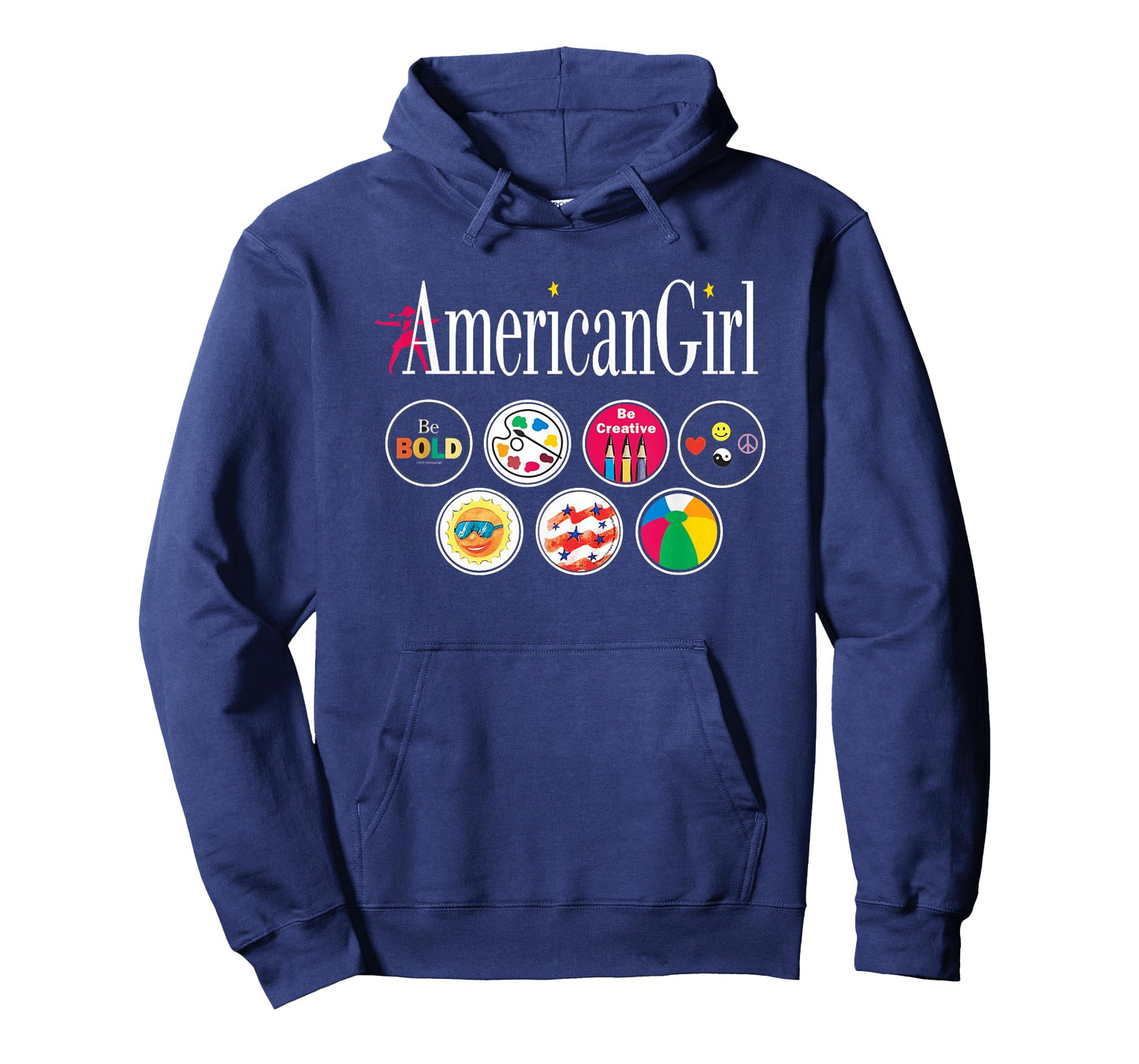 American Girl - Logo & Grin Pins T-Shirt