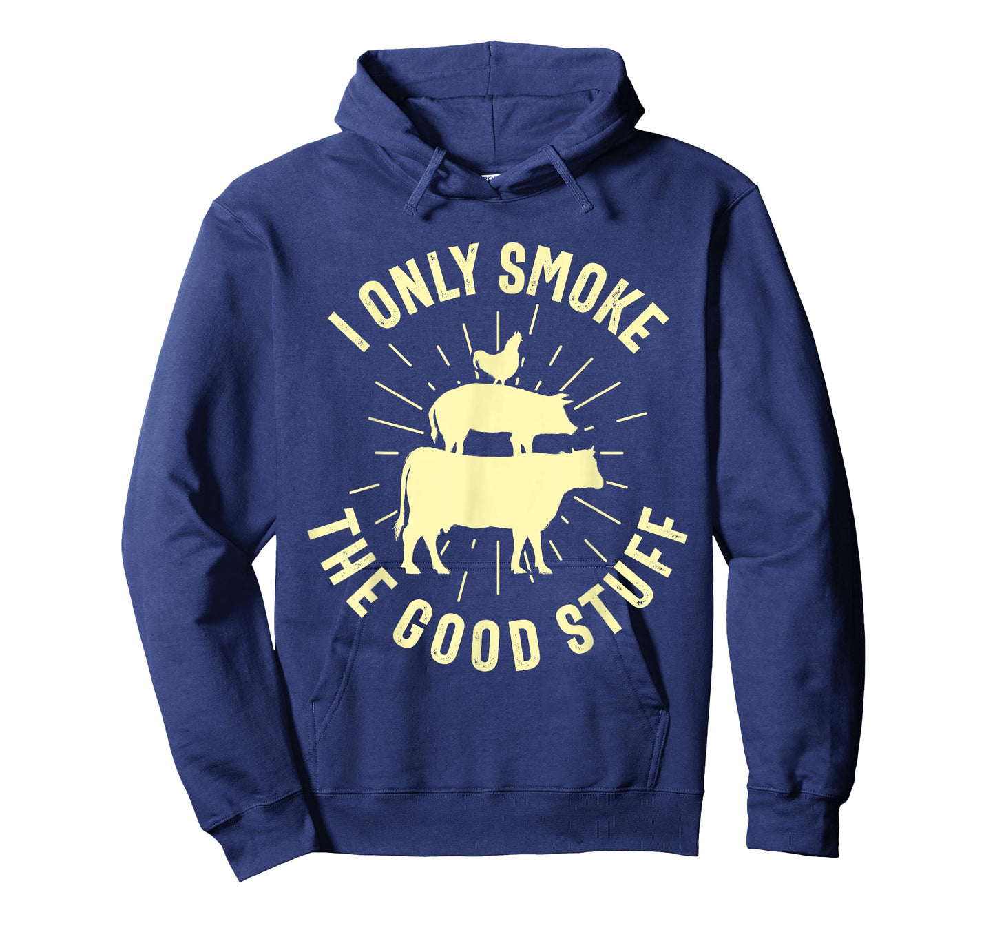I Only Smoke The Good Stuff BBQ Barbeque Grilling Pitmaster T-Shirt