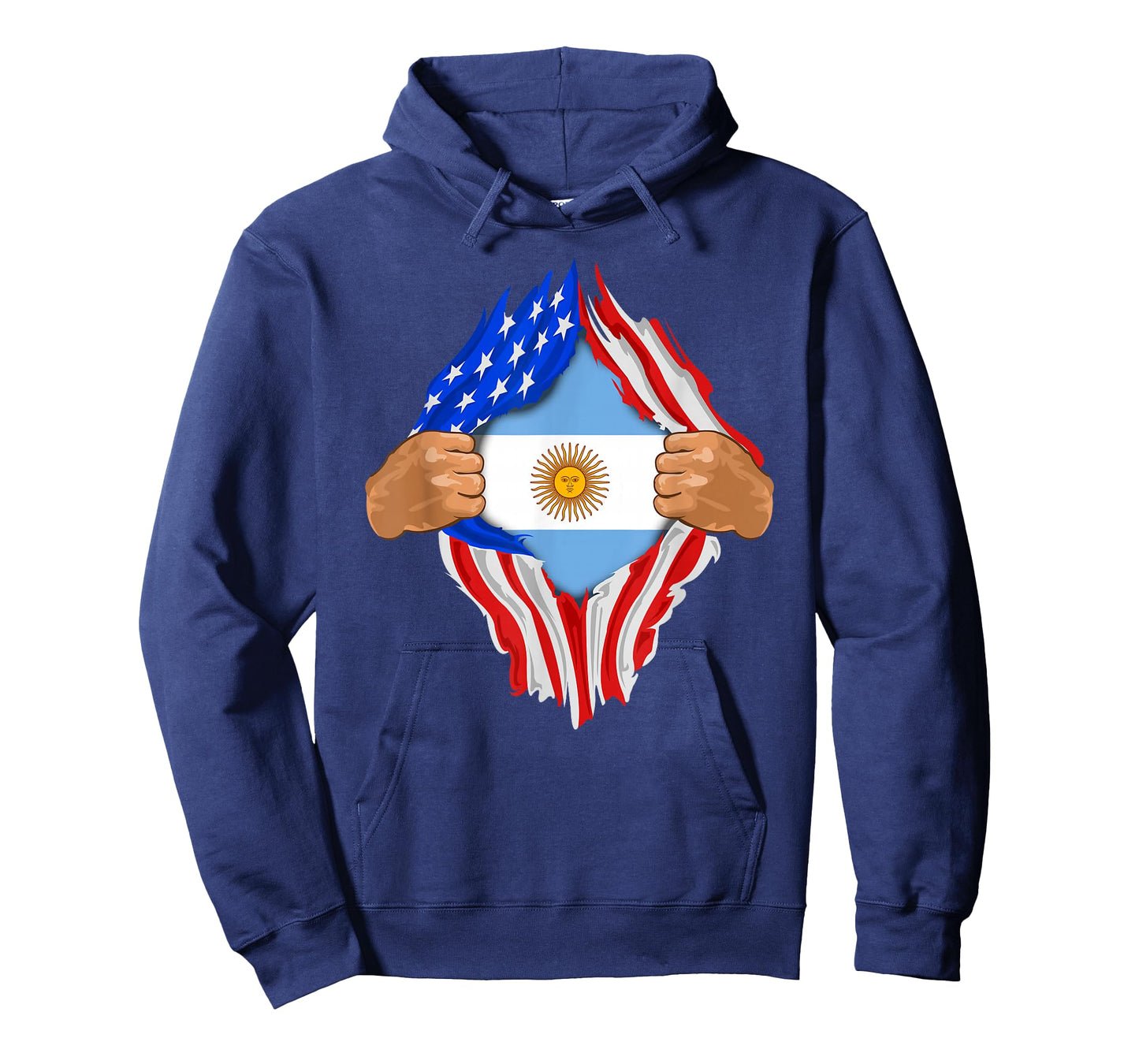 Argentinian Blood Inside Me | Argentina Flag Gift T-Shirt