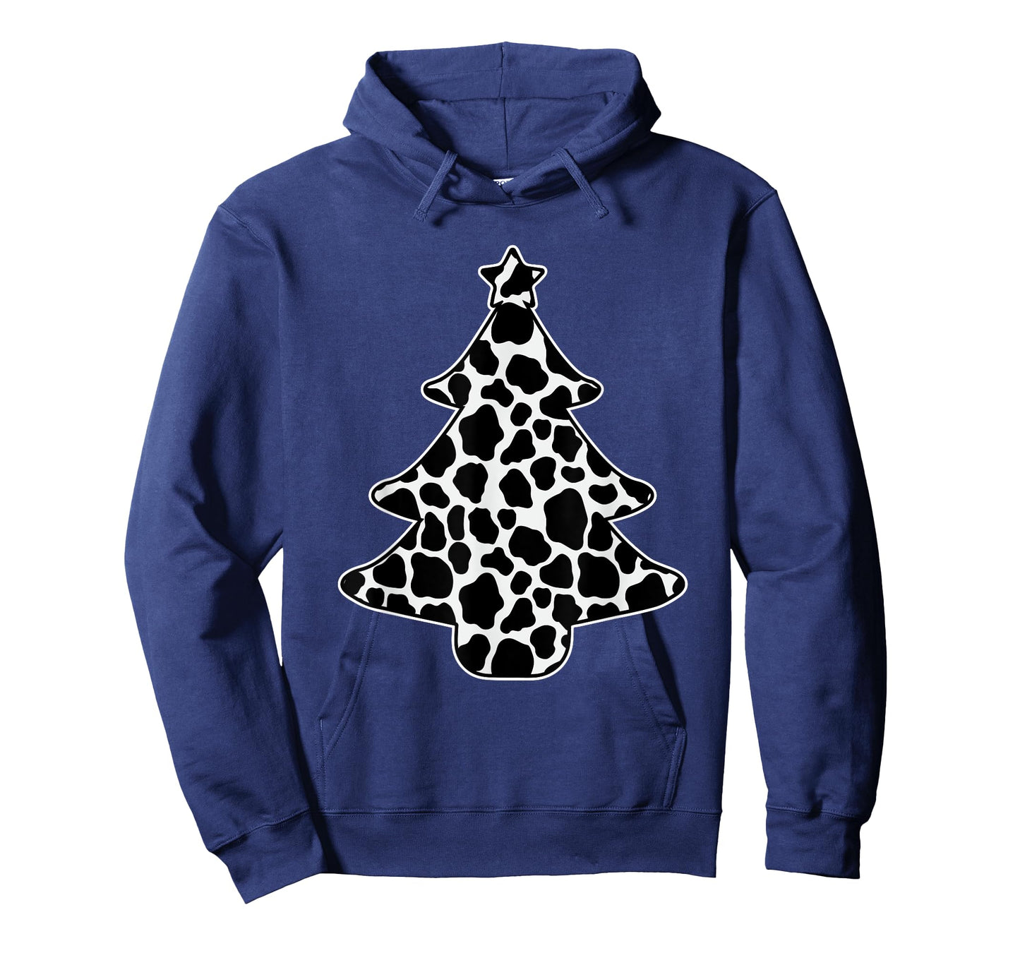 Cow Print Christmas Tree Pajama X-Mas Farm Animal Farmer T-Shirt