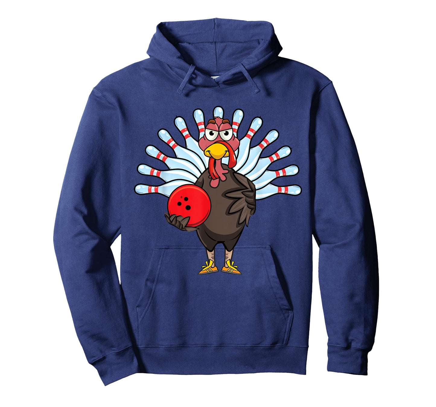 Thanksgiving Turkey Bowling Pin Matching Team Gift T-Shirt