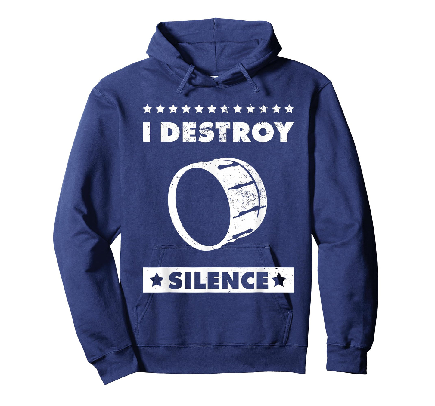 I Destroy Silence - Choir, Marching Band and Bass Drum T-Shirt