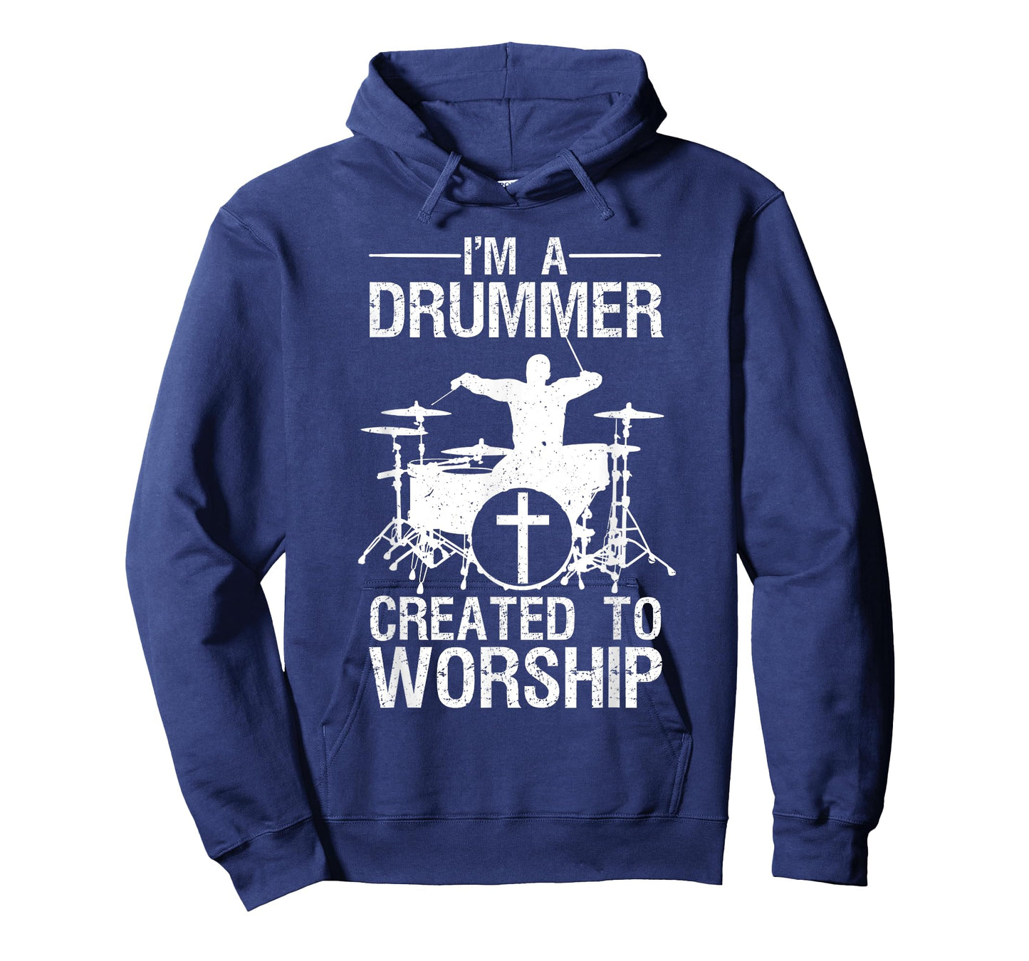Funny Christian Drummer Art For Men Women Drum Player Lover T-Shirt