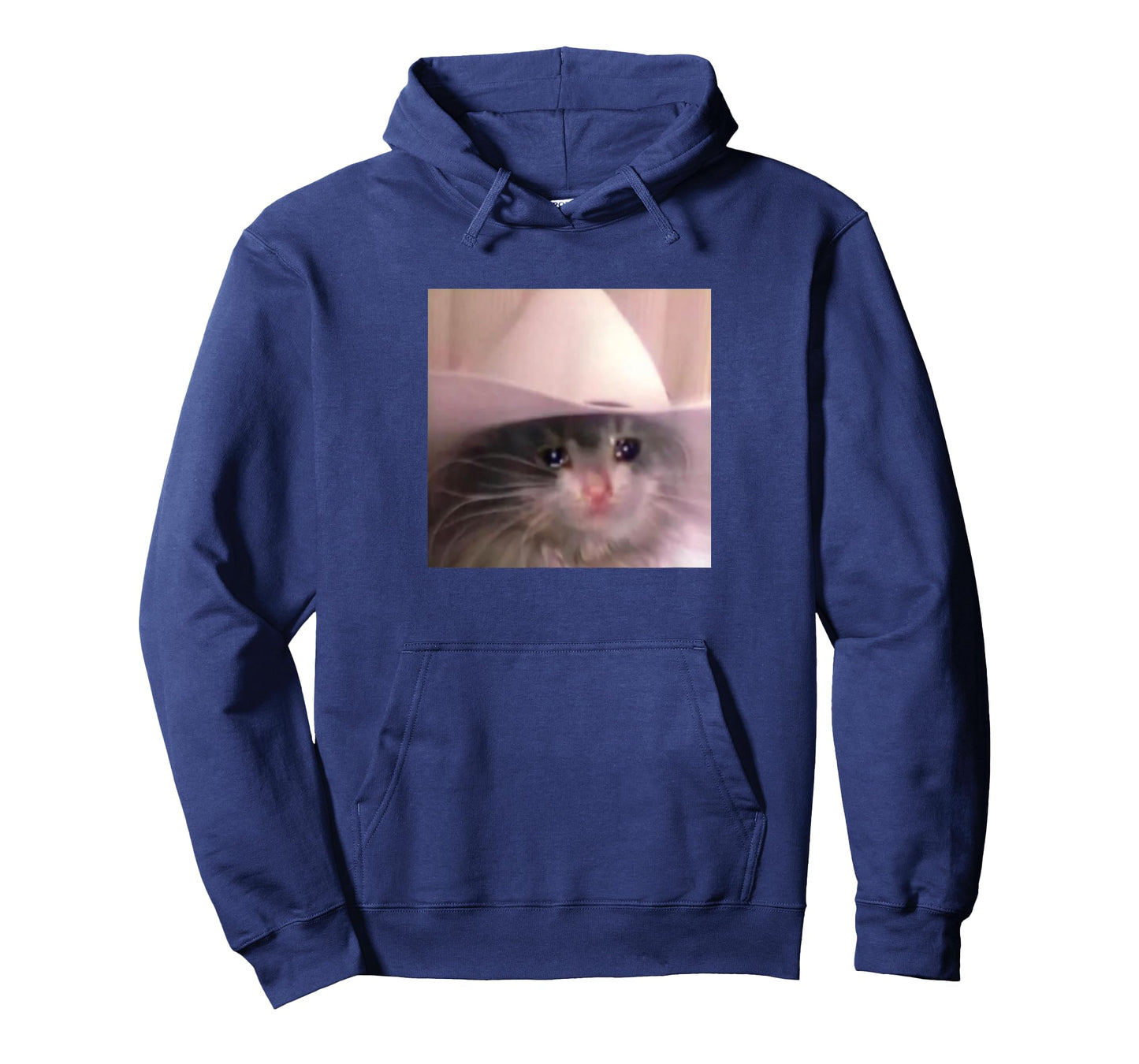 sad cat cowboy hat T-Shirt