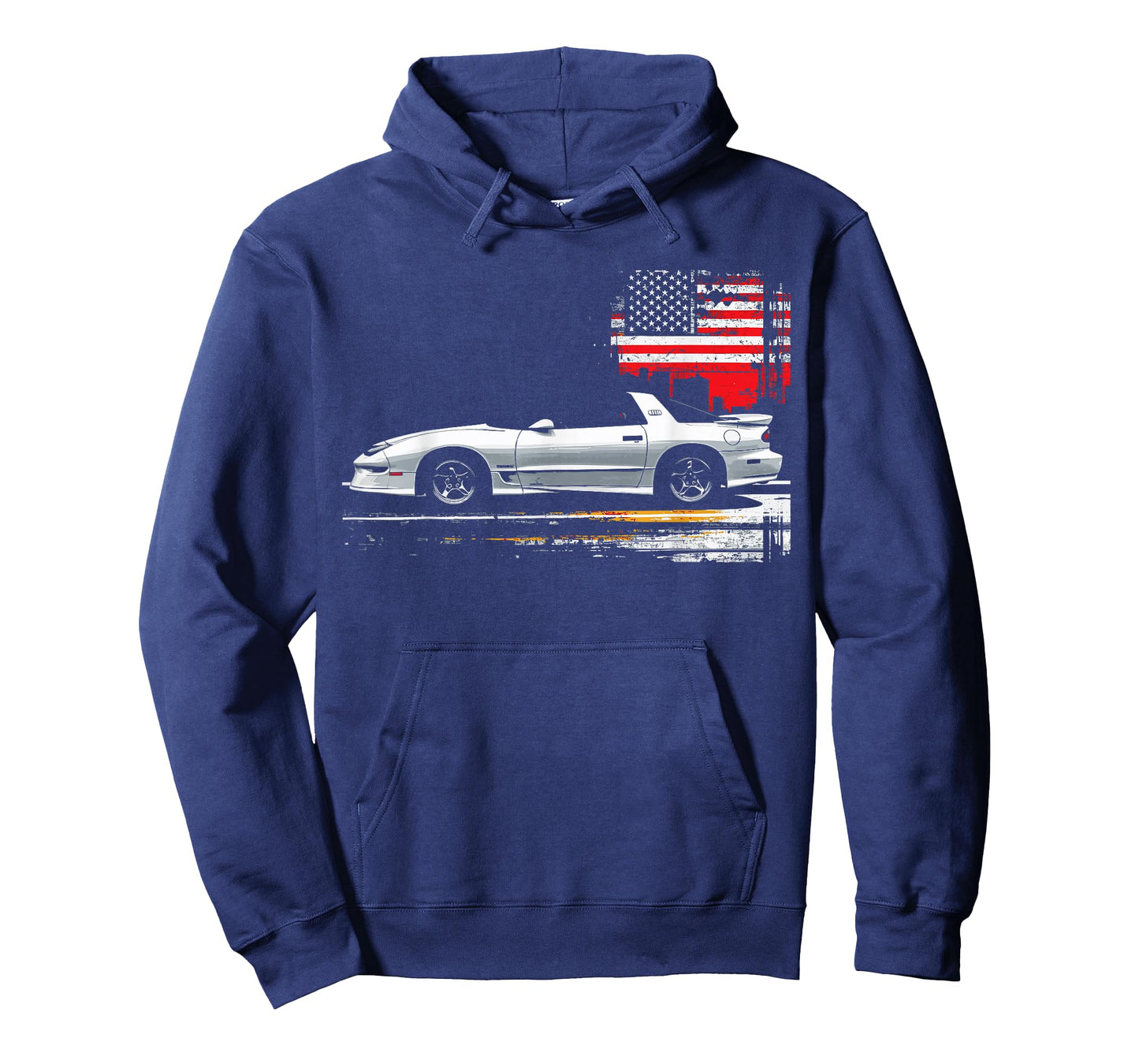 Patriotic Muscle Car 1998 Trans Am American Flag T-Shirt