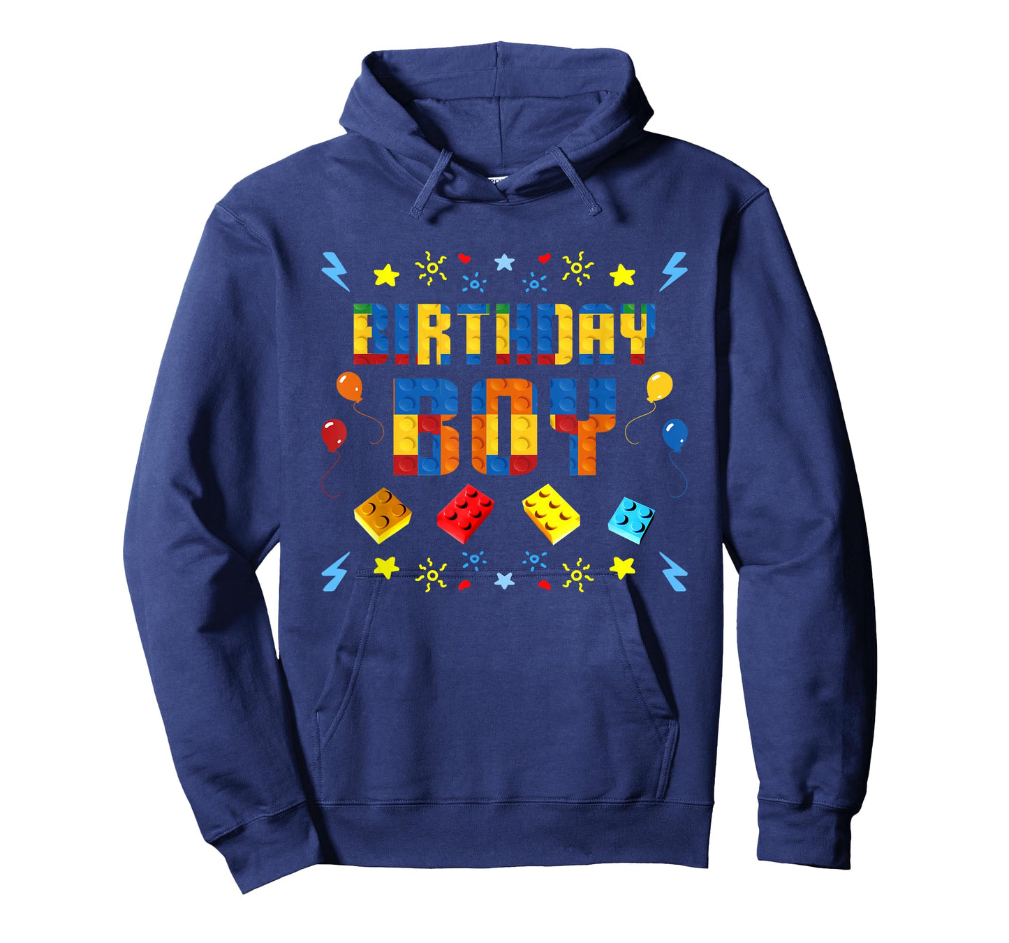 Birthday Boy Master Builder Building Blocks Matching Kids T-Shirt