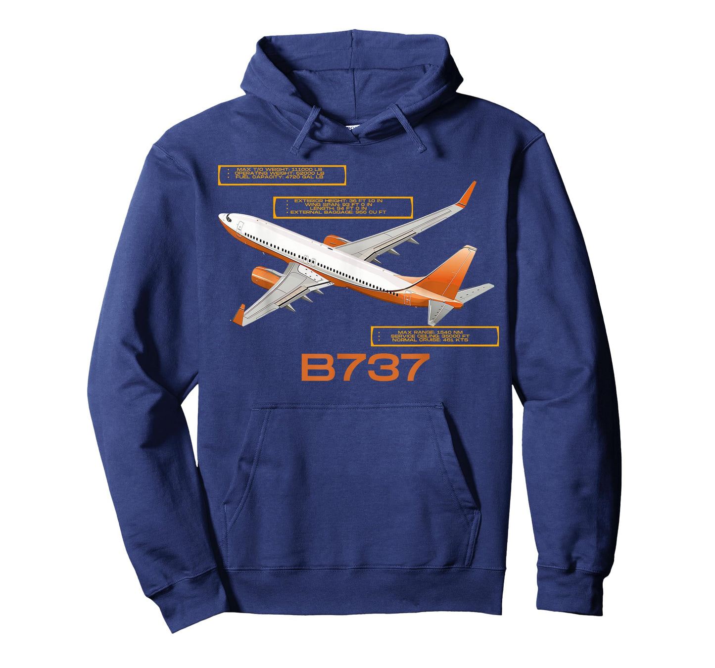 B737 Jet Airplane! Aviation Airplane T-Shirt