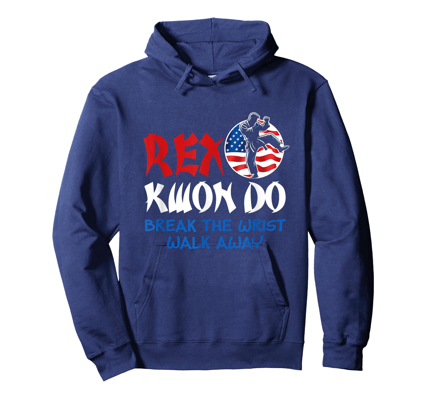 Rex Kwon Do American Flag Taekwondo Martial Art Sport T-Shirt