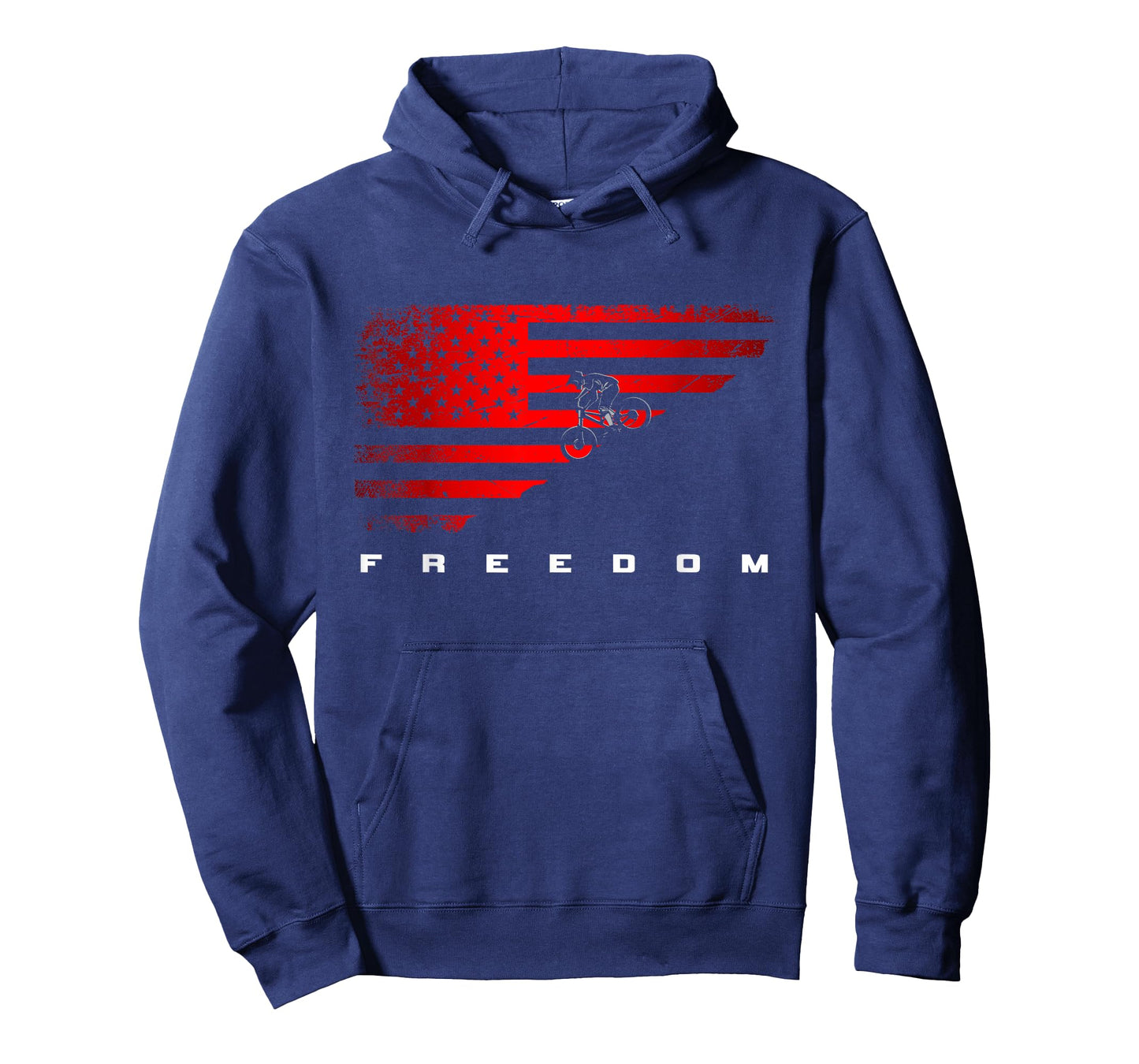 American Flag MTB Mountain Bike Apparel - Mountain Bike T-Shirt