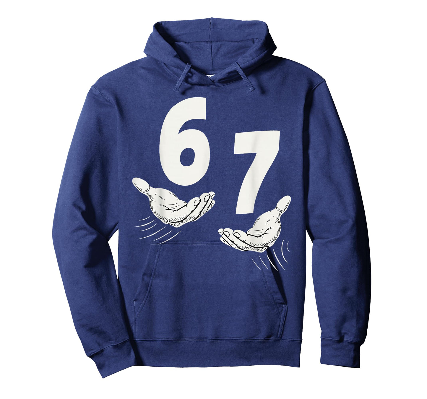 Six Seven 67 6 7 Kids 67 Teen Boys 6-7 Meme Hands Funny T-Shirt