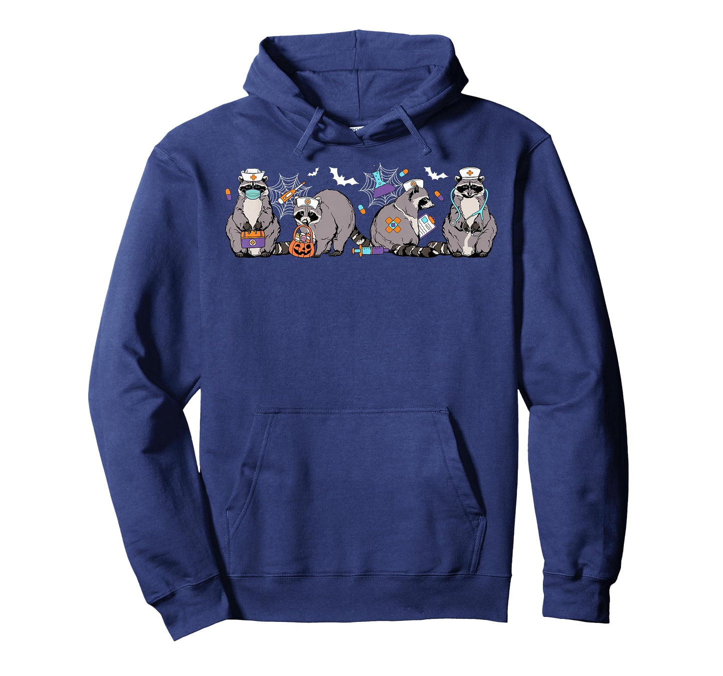 Cute Nurse Raccoon Halloween T-Shirt