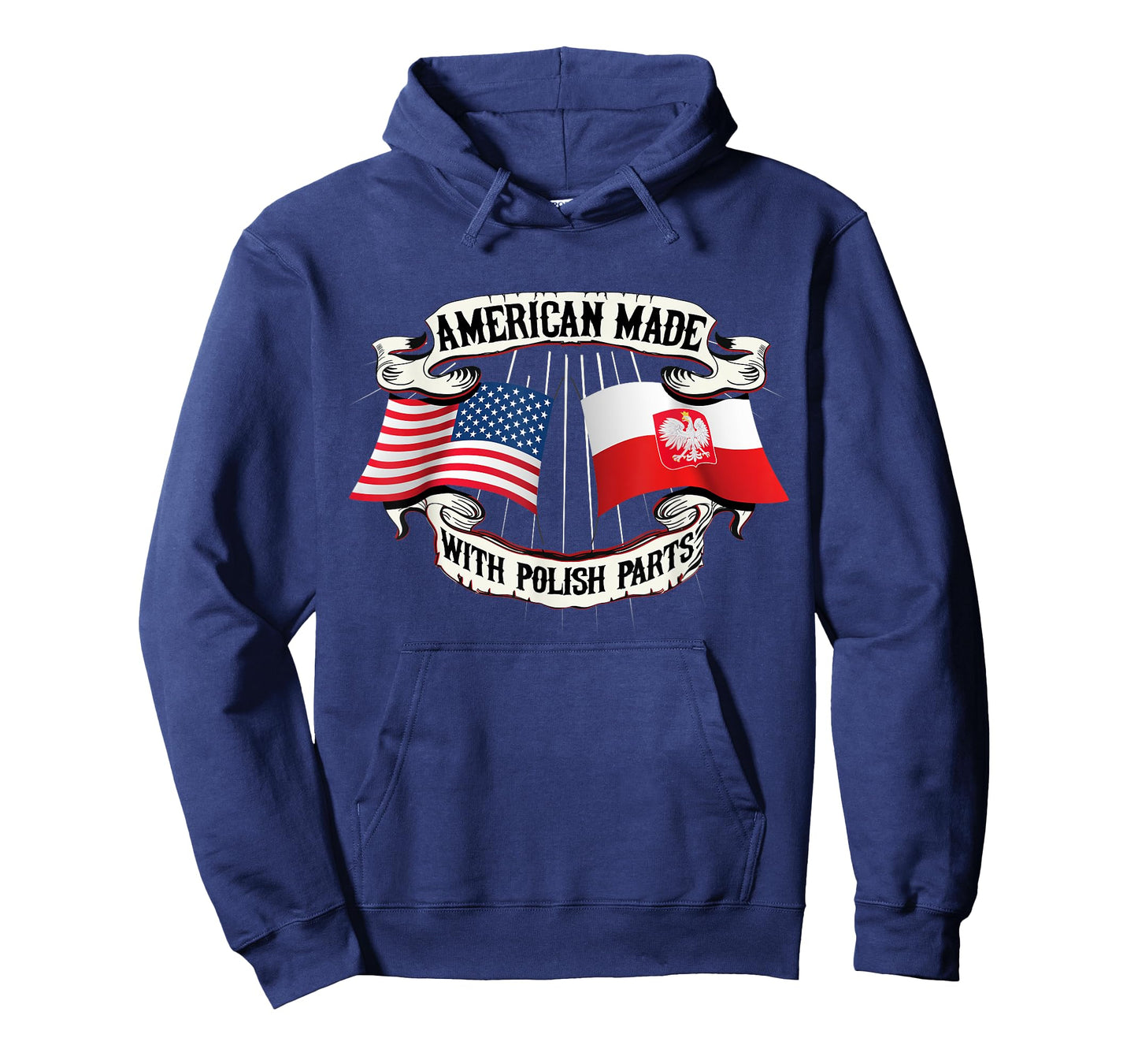 American Made Polish Parts Solidarity Poland Flag Polska T-Shirt