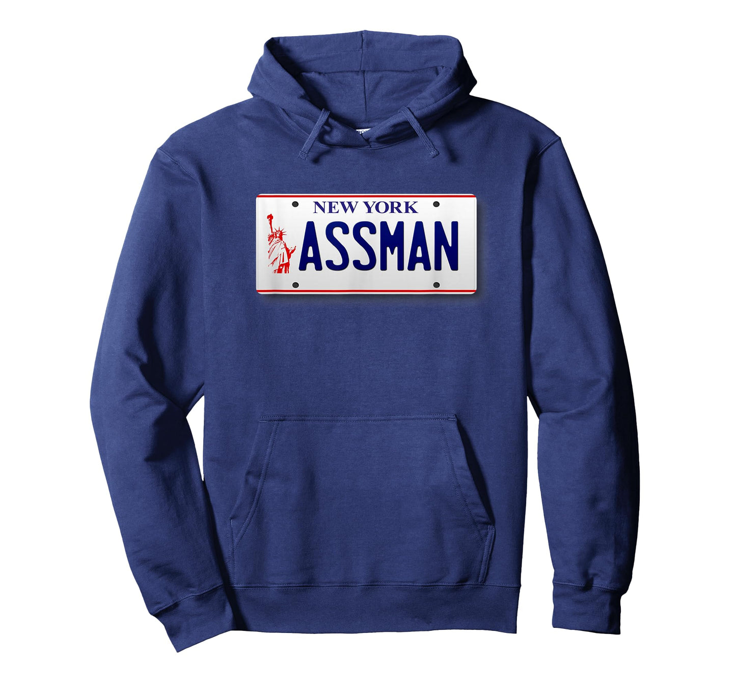Assman New York License Plate Funny T-Shirt
