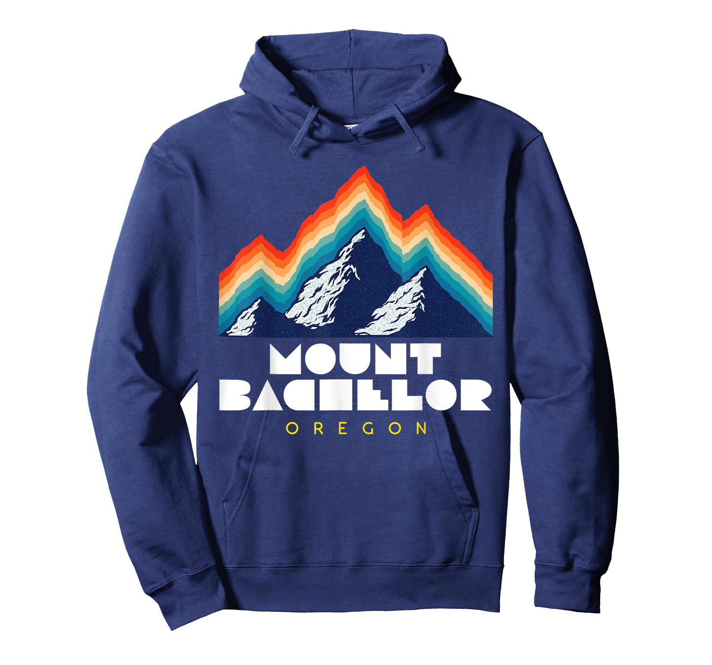 Mount Bachelor, Oregon - USA Ski Resort 1980s Retro T-Shirt