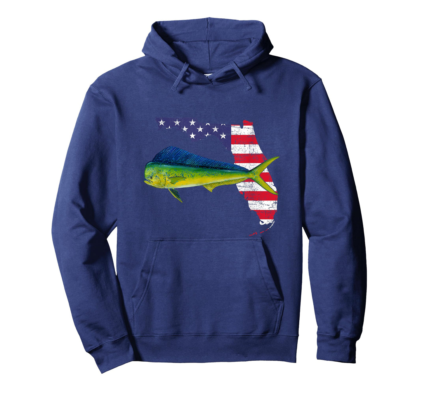 mahi mahi florida, american flag, fishing mahi mahi T-Shirt