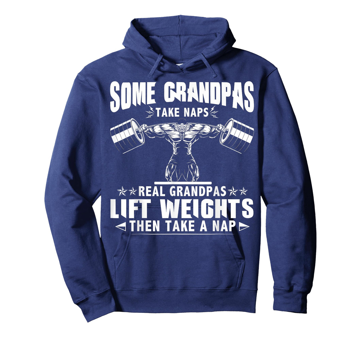 Weightlifting Some Grandpas Take Naps Funny Weight Lifting T-Shirt