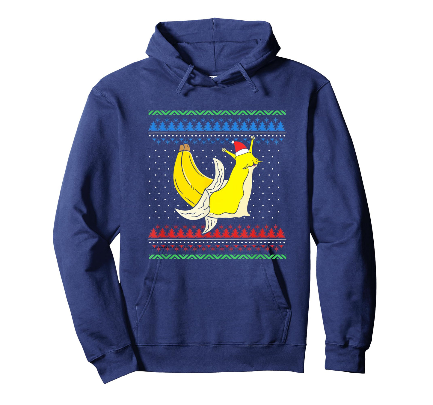 Christmas Banana Slug With Christmas Hat T-Shirt