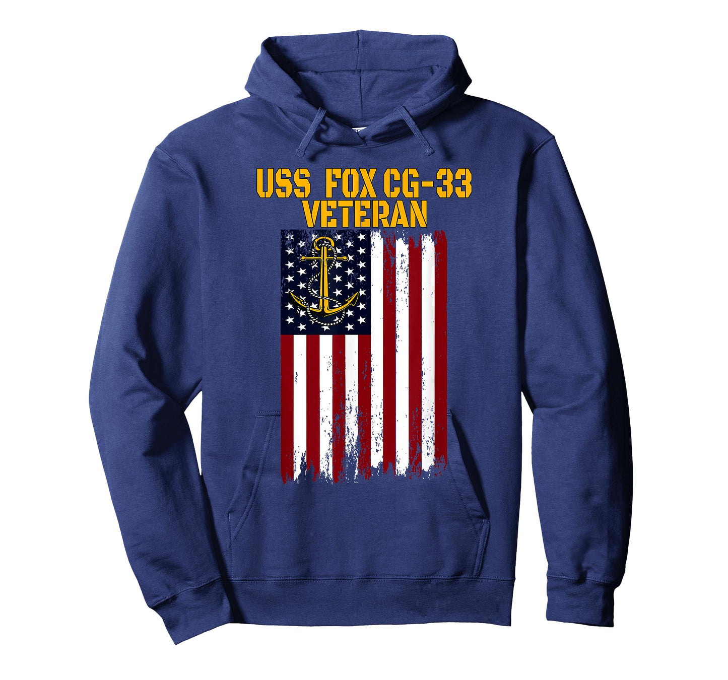 USS Fox CG-33 Cruiser Veterans Day Father's Day T-Shirt