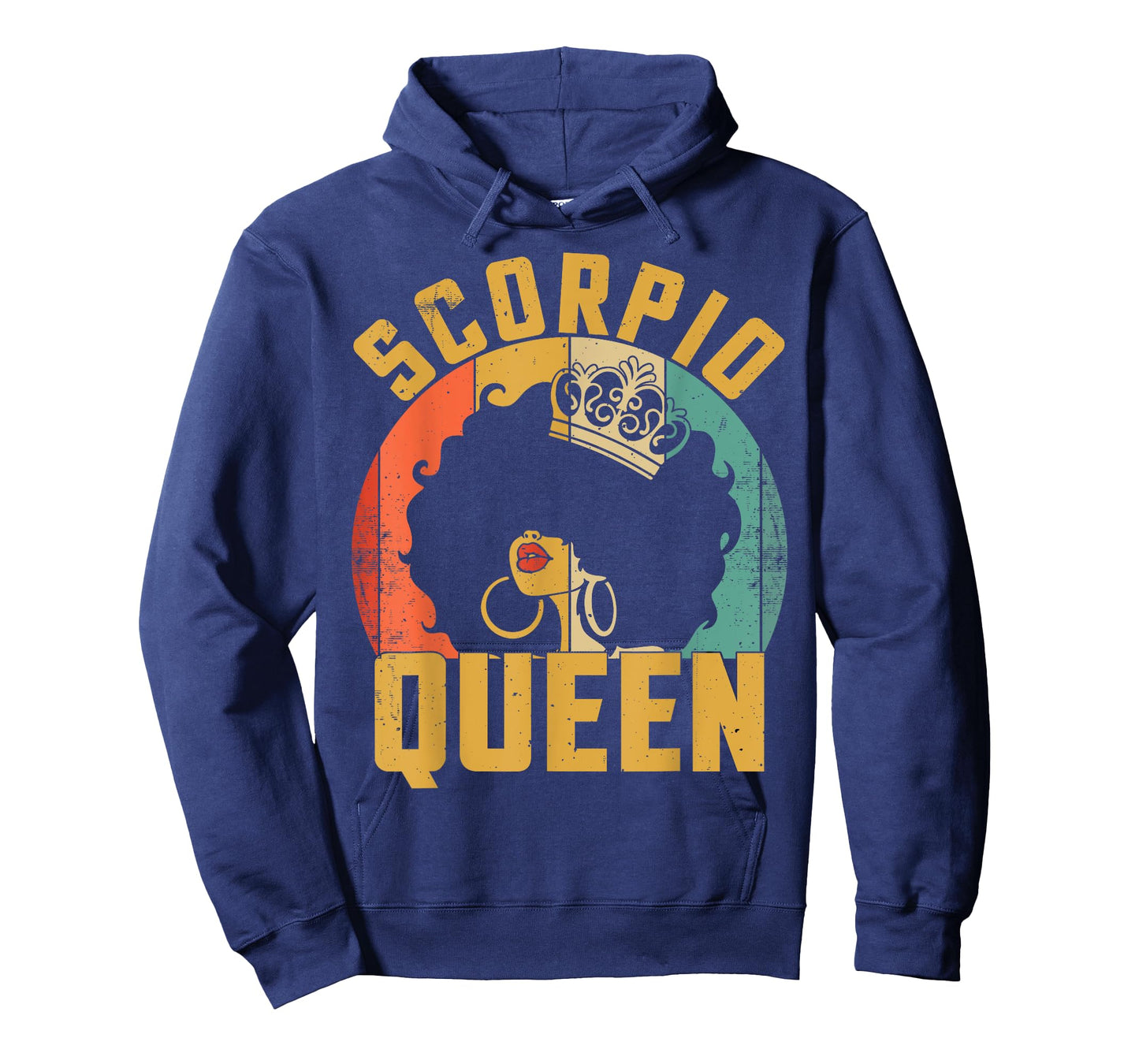 Birthday Afro Scorpio Queen African American Black Women T-Shirt