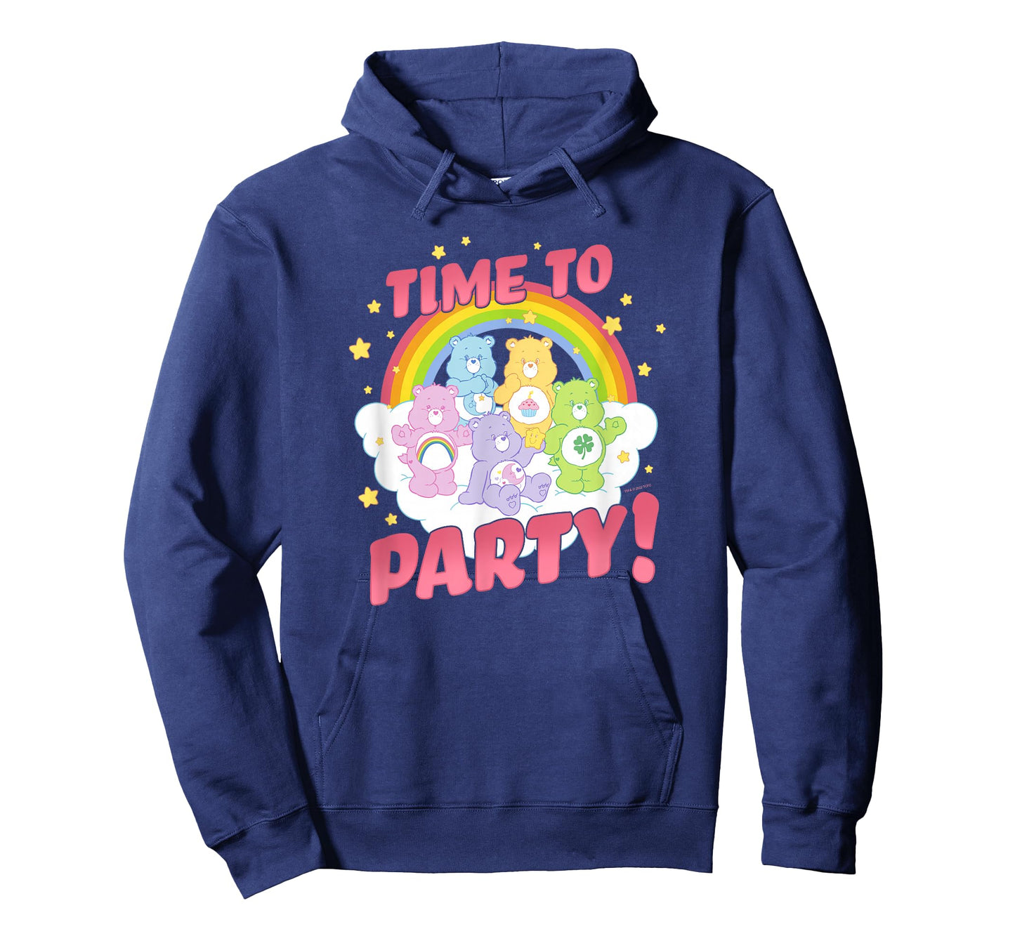 Care Bears Birthday Let's Party Vintage Rainbow Holiday Logo T-Shirt