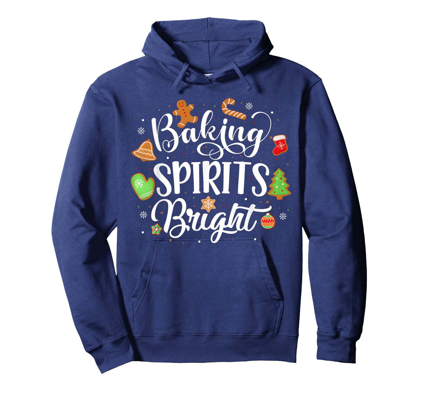 Baking Spirits Bright Gingerbread Xmas Cookie Funny T-Shirt