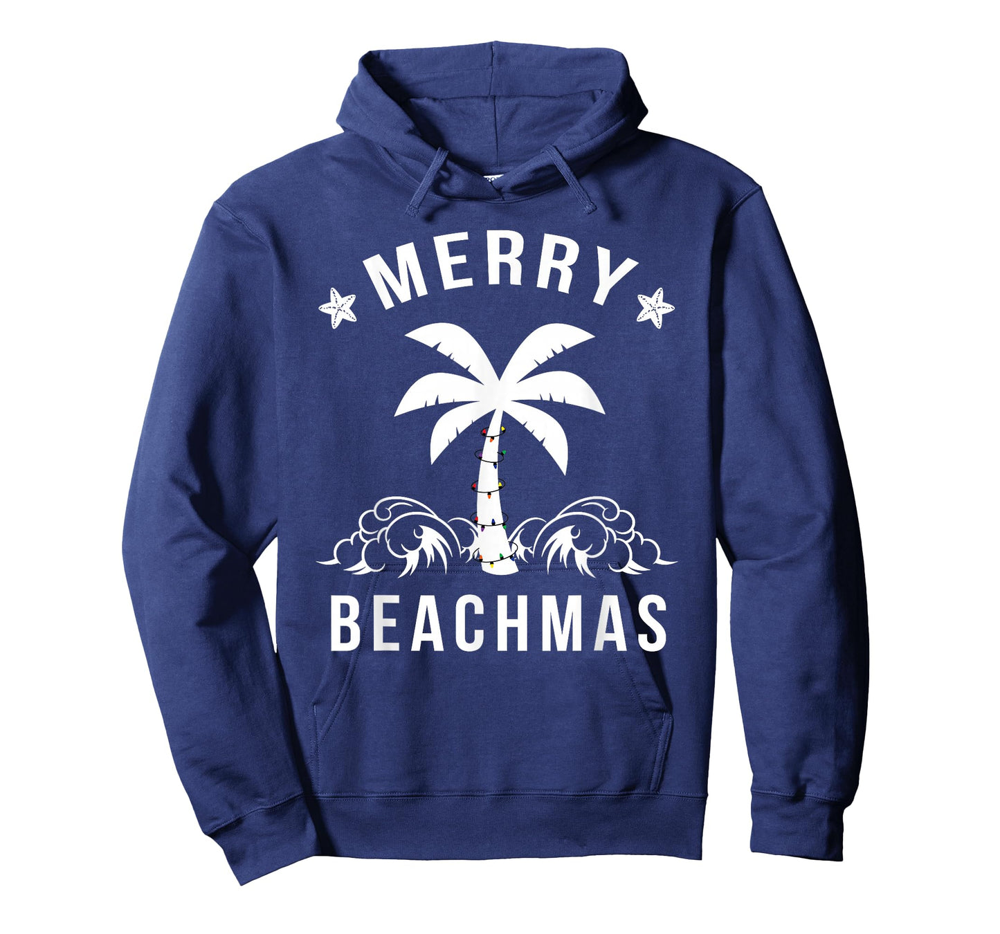 Merry Beachmas Palm Tree Beach Christmas T-Shirt
