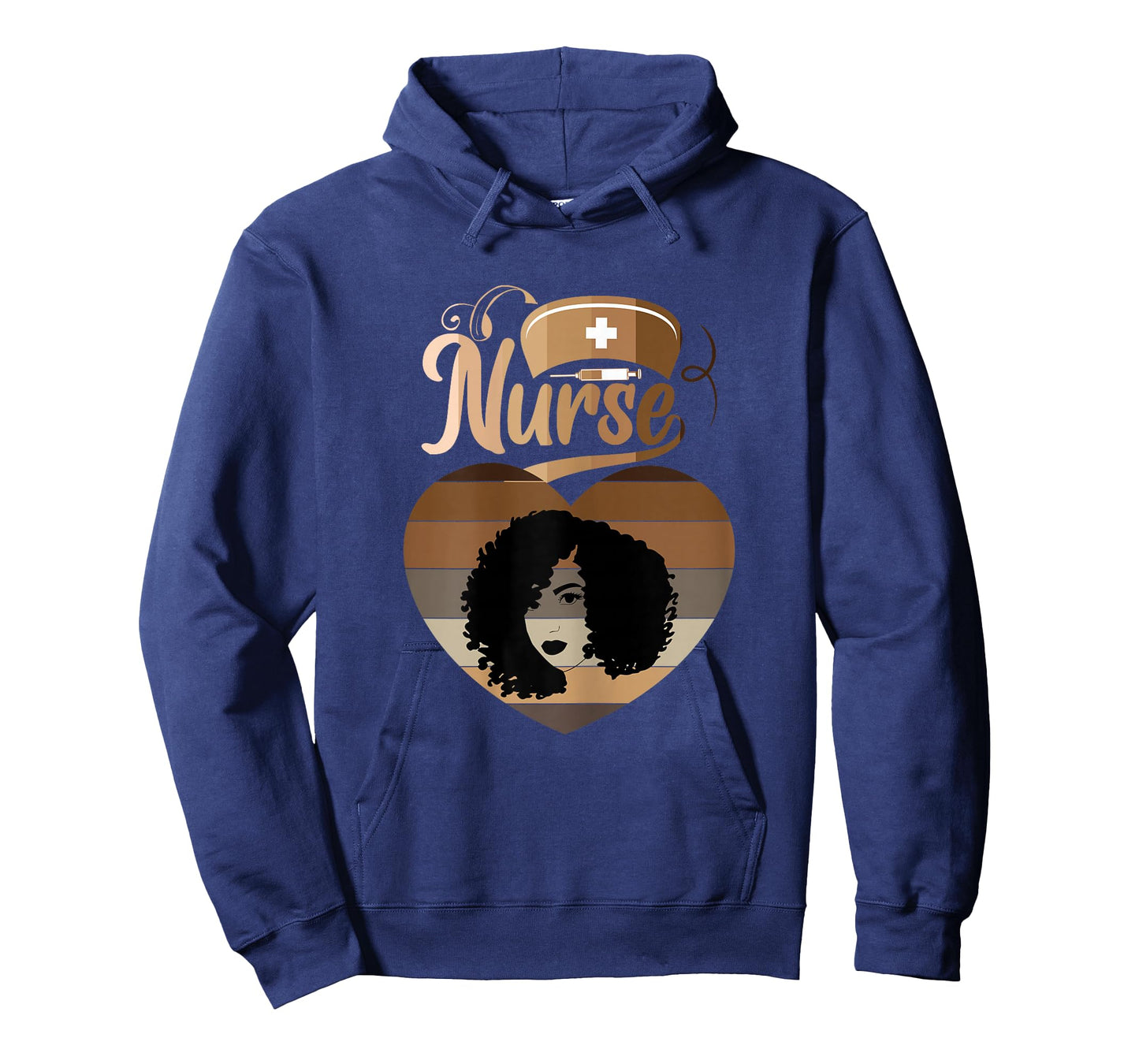 Afro Black Nurse Melanin African American Funny Nurse T-Shirt