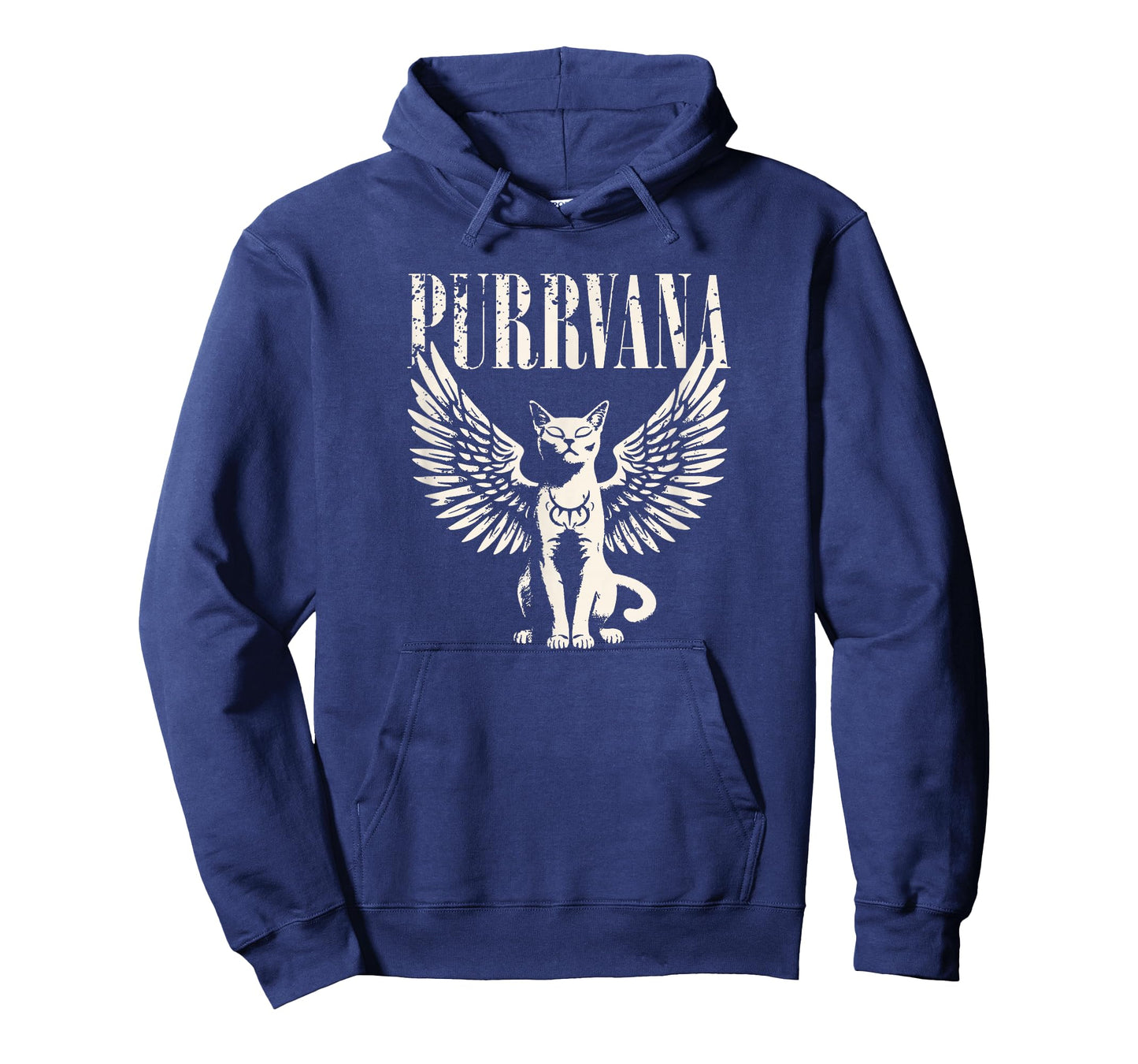 Purrvana Funny Cat Parody 90s Grunge Rock Music T-Shirt