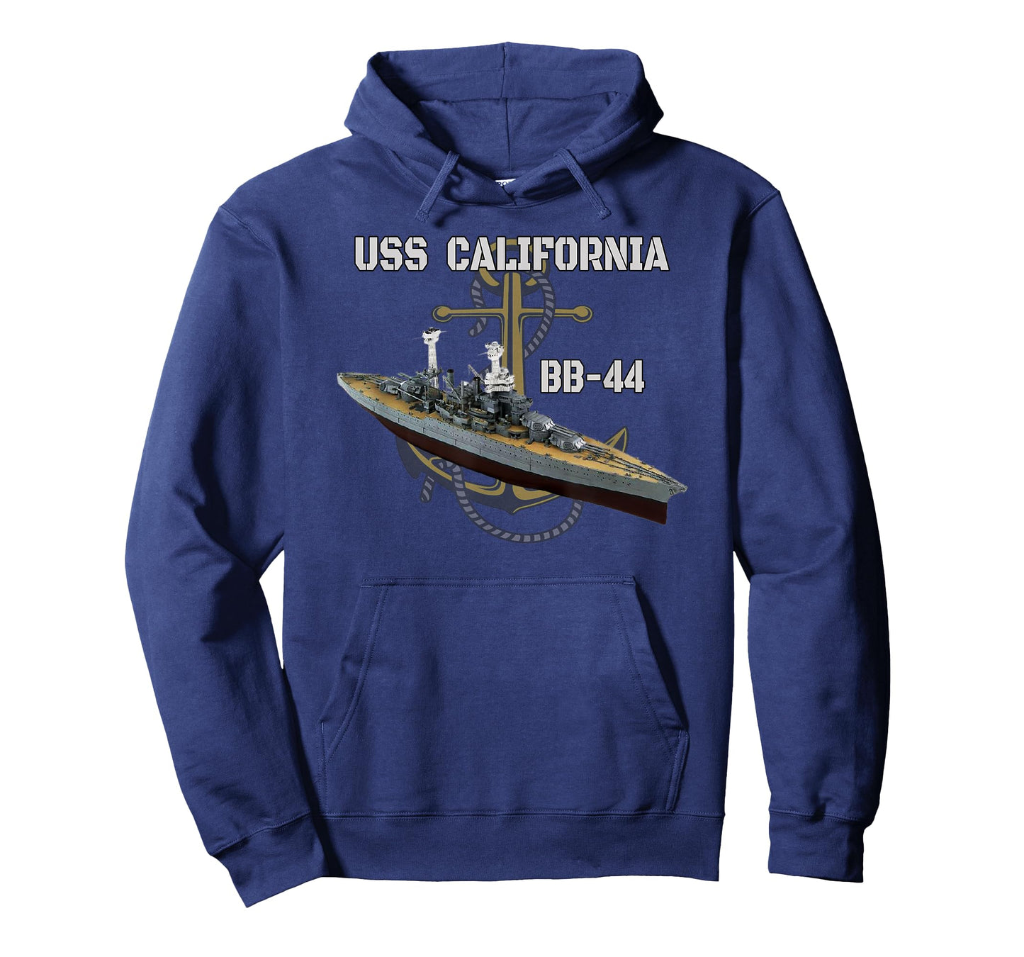 USS California BB-44 Battleship WW2 American Warship Veteran T-Shirt