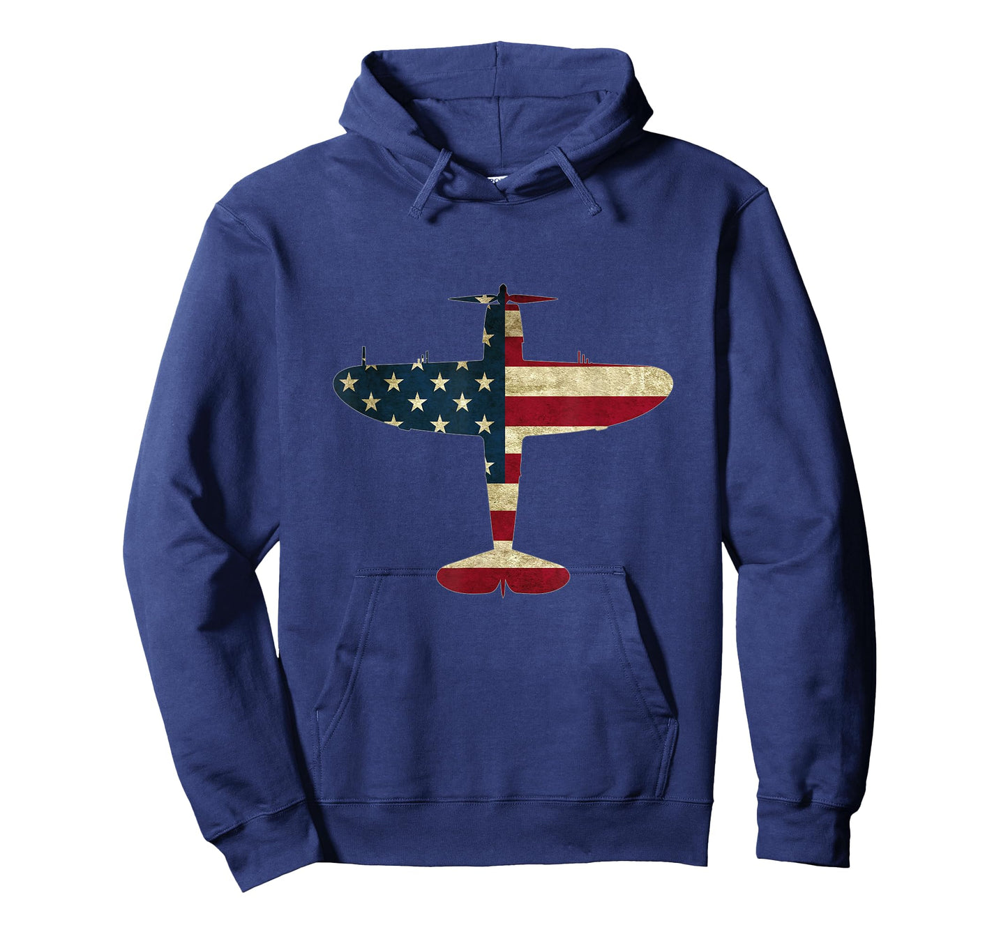 Retro USA Flag P-47 Thunderbolt Aircraft Warbird Pilot Gift T-Shirt