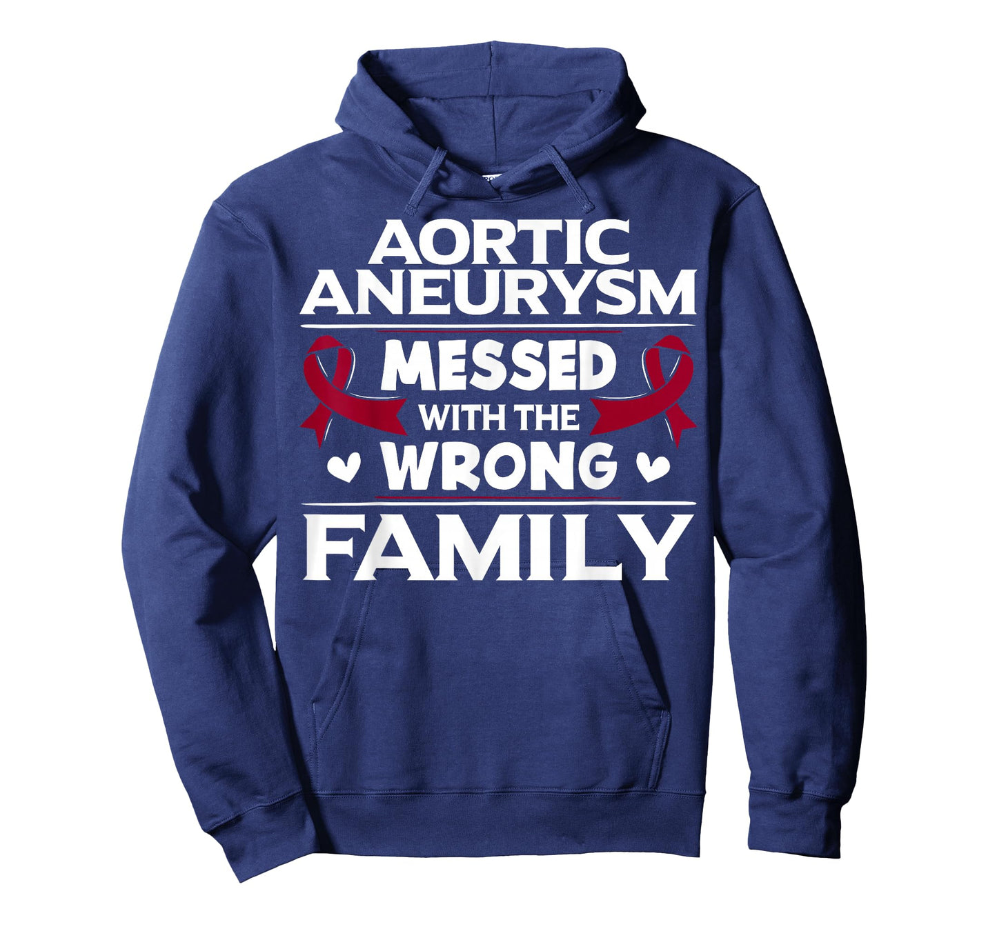 Aortic Aneurysm Gift Burgundy Awareness Ribbon T-Shirt