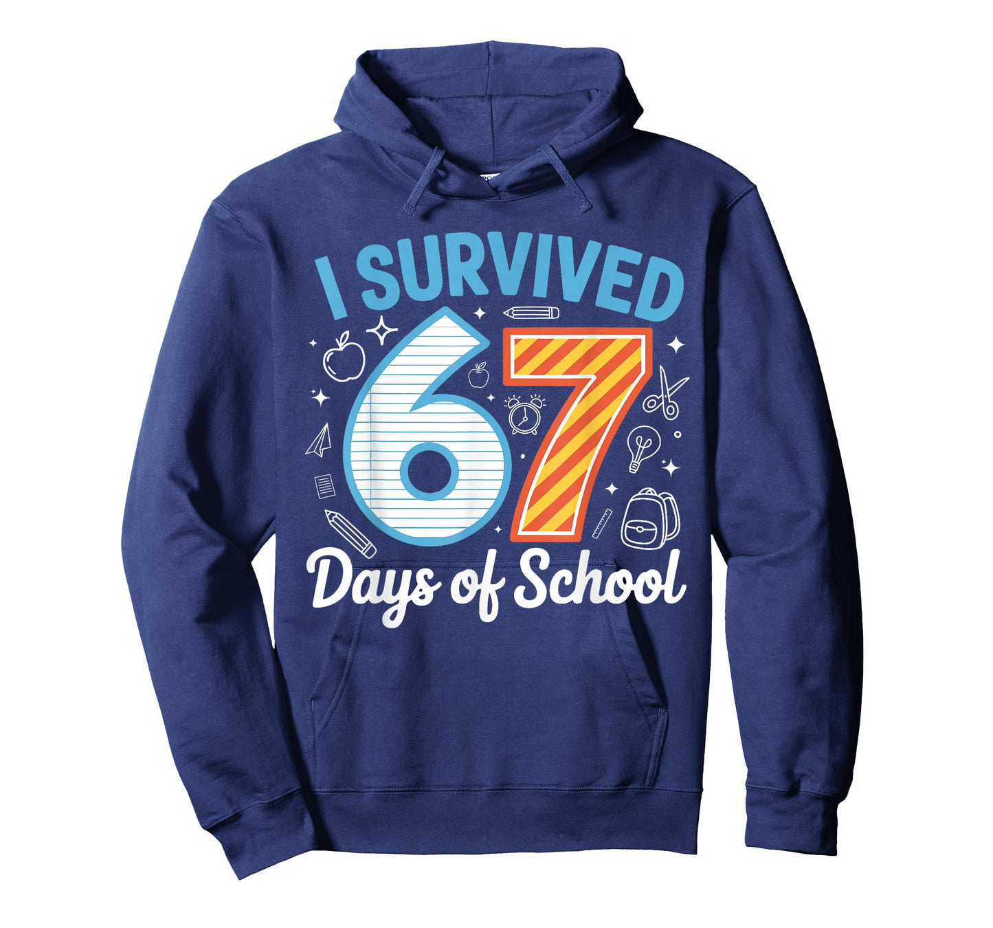 I Survived 67 Days of School Funny Meme Teacher Student T-Shirt