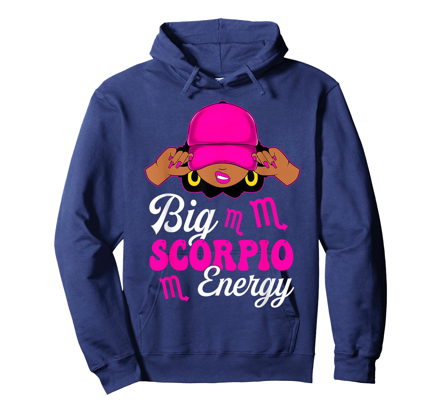 Big Scorpio Energy Sassy Black Woman Zodiac Sign T-Shirt