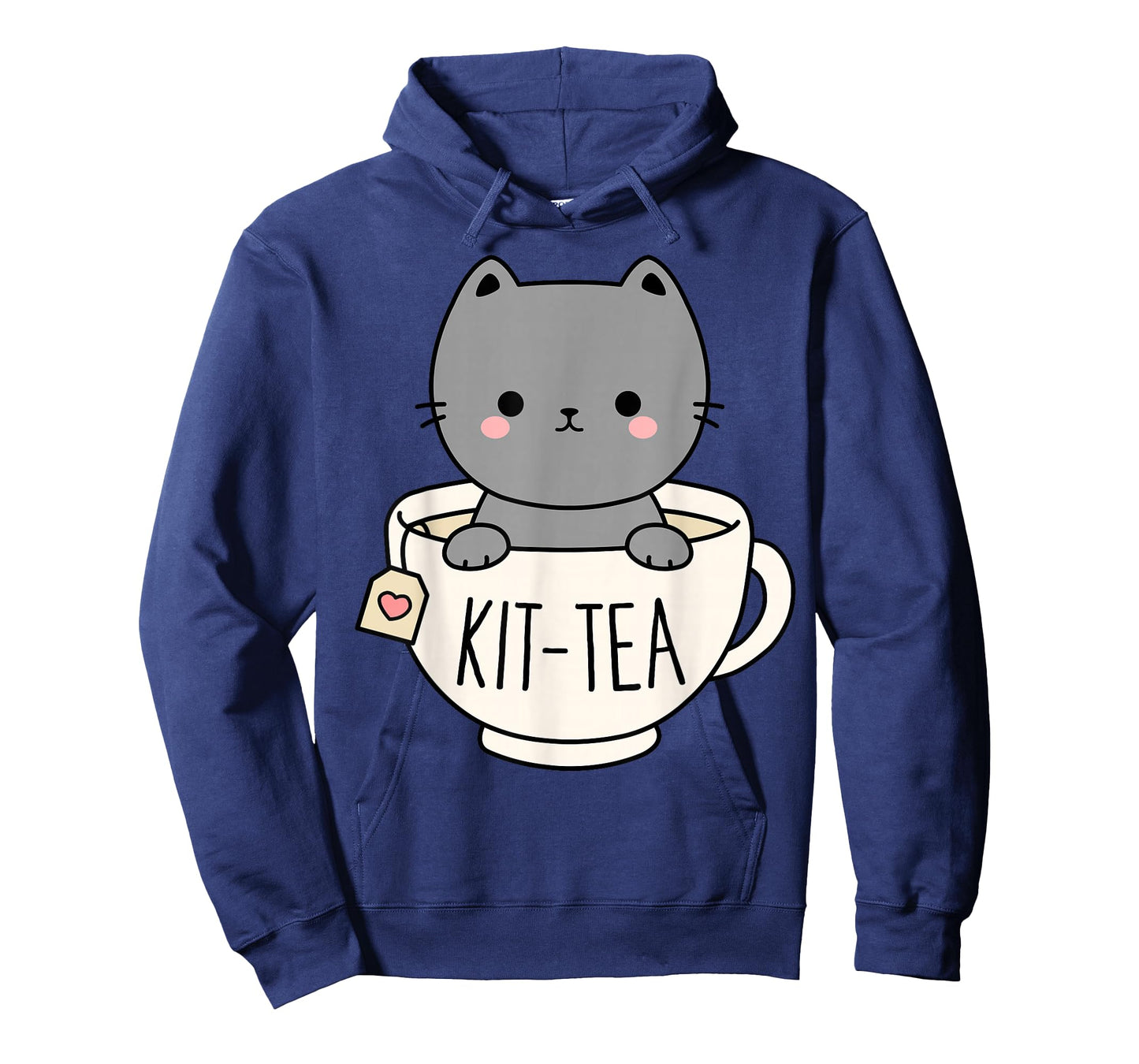 Kit-Tea Cute Kitten In Tea Cup Cat Lover Funny Cat Pun T-Shirt