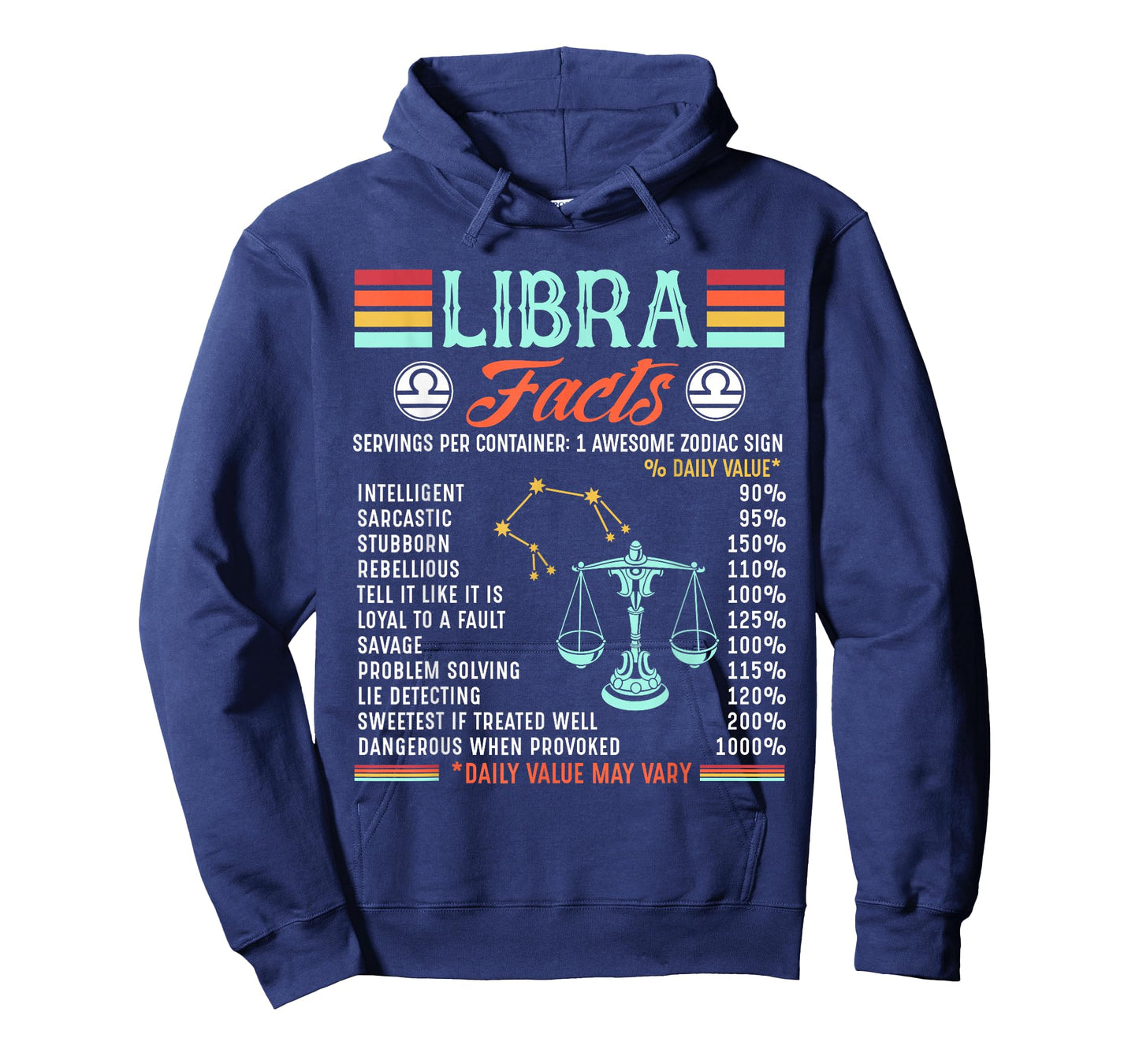 Zodiac Symbol Libra Facts Horoscope Astrology Sign T-Shirt