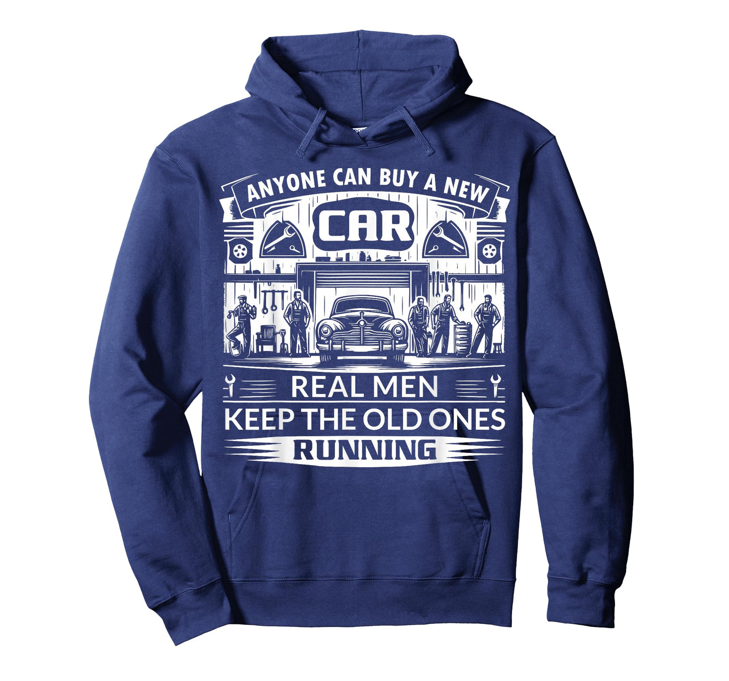 Anyone can buy a new car real men keep the old ones running T-Shirt