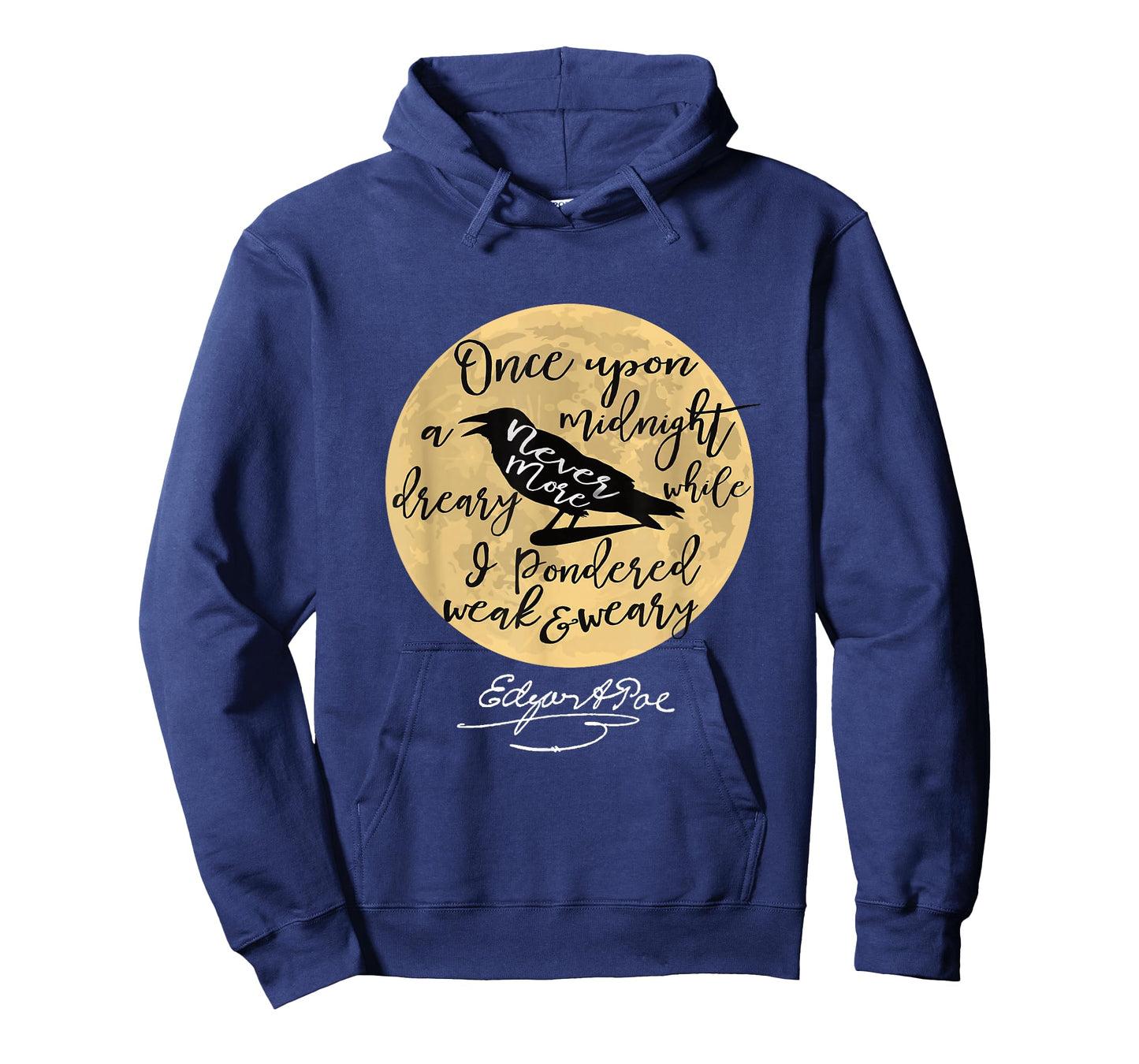 Gothic Edgar Allan Poe Tshirt The Raven Literary Gifts T-Shirt