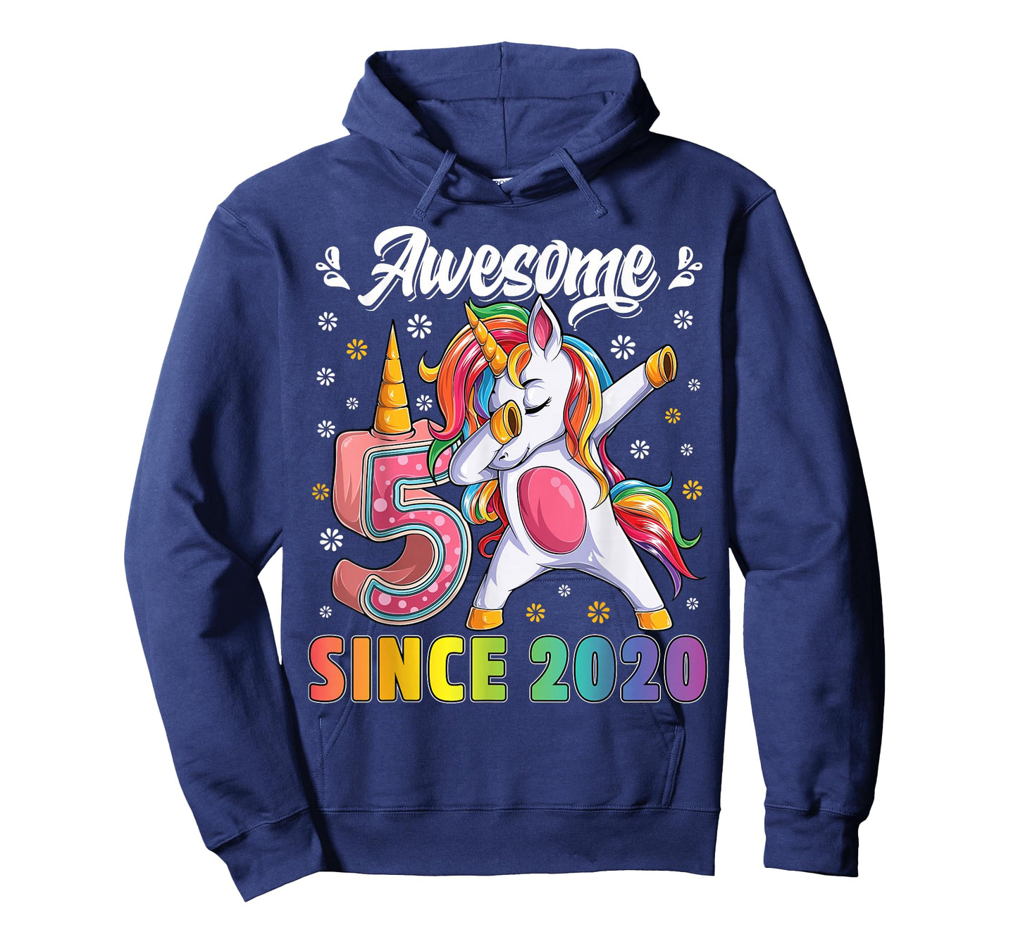 Birthday Girl Shirt 5 Years Old Unicorn 5th Bday Girls Party T-Shirt