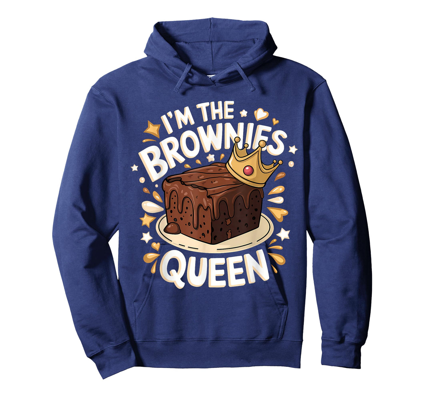 Cute I’m The Brownies Queen Funny Sweet Dessert Foodie Fans T-Shirt