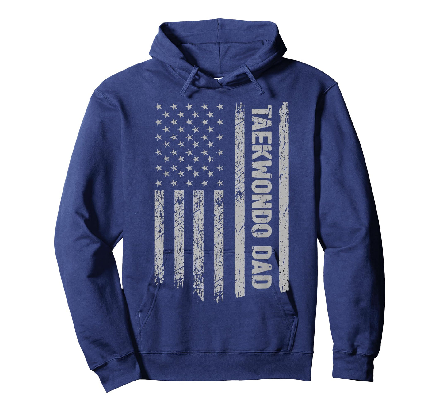 Funny Taekwondo Dad America US Flag Patriot - Vintage Gift T-Shirt