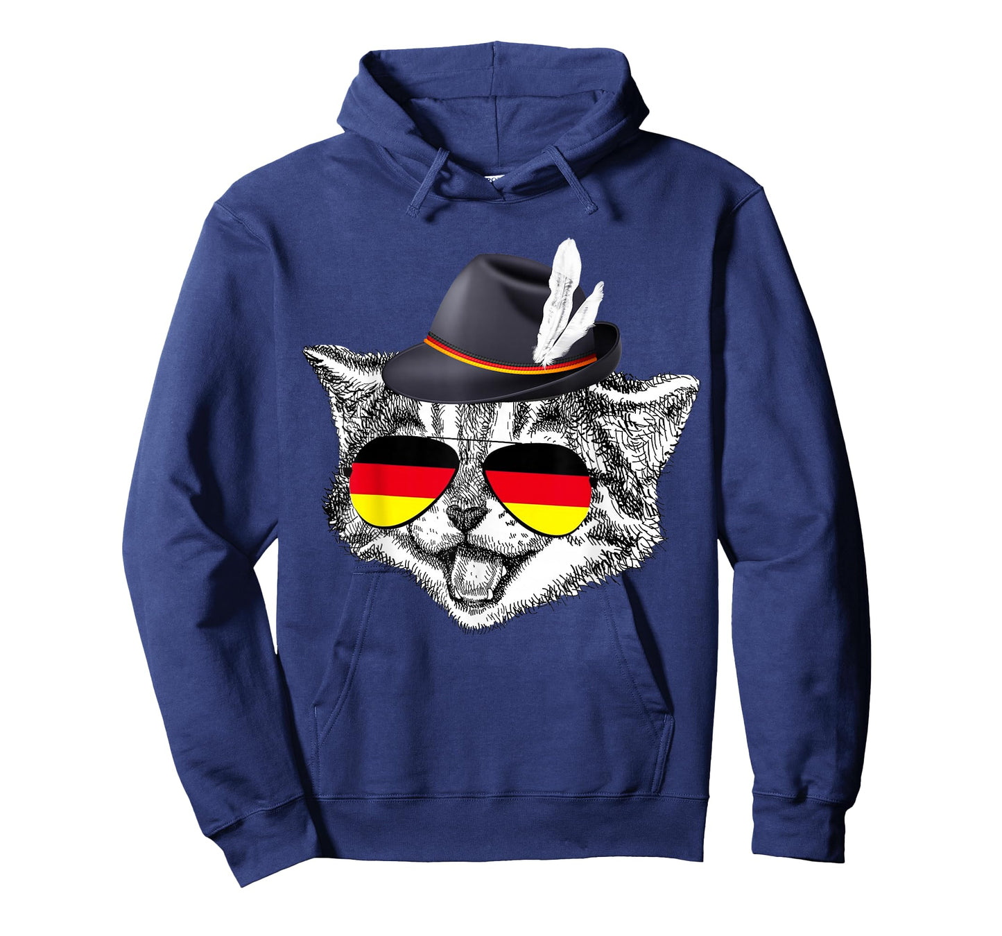 Cute Cat German Flag Oktoberfest Pride Germany Festival T-Shirt Small