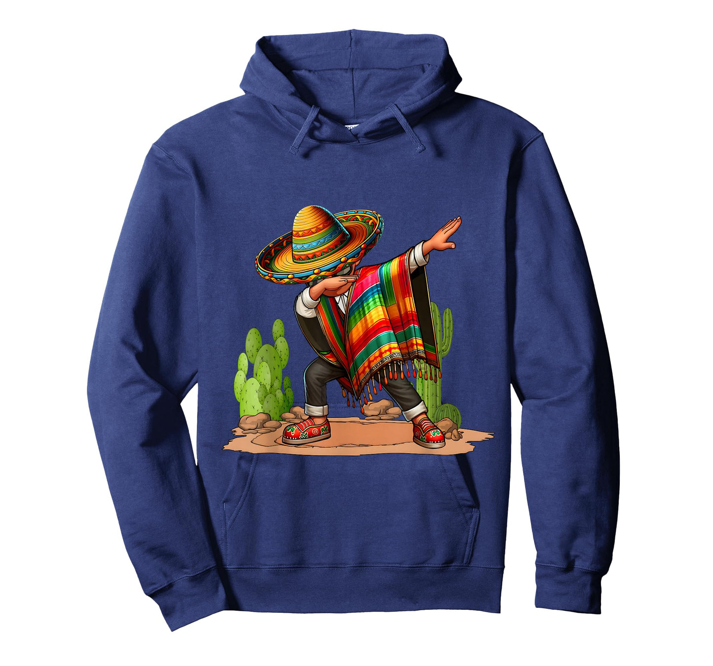 Dabbing Mexican Poncho Cinco de Mayo Funny fiesta Mexican T-Shirt