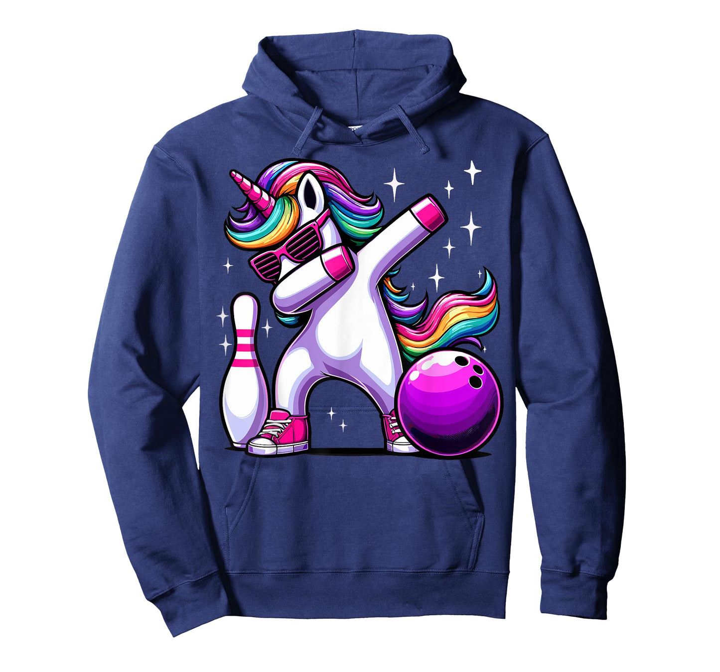 Unicorn Dabbing Bowling Squad T-Shirt