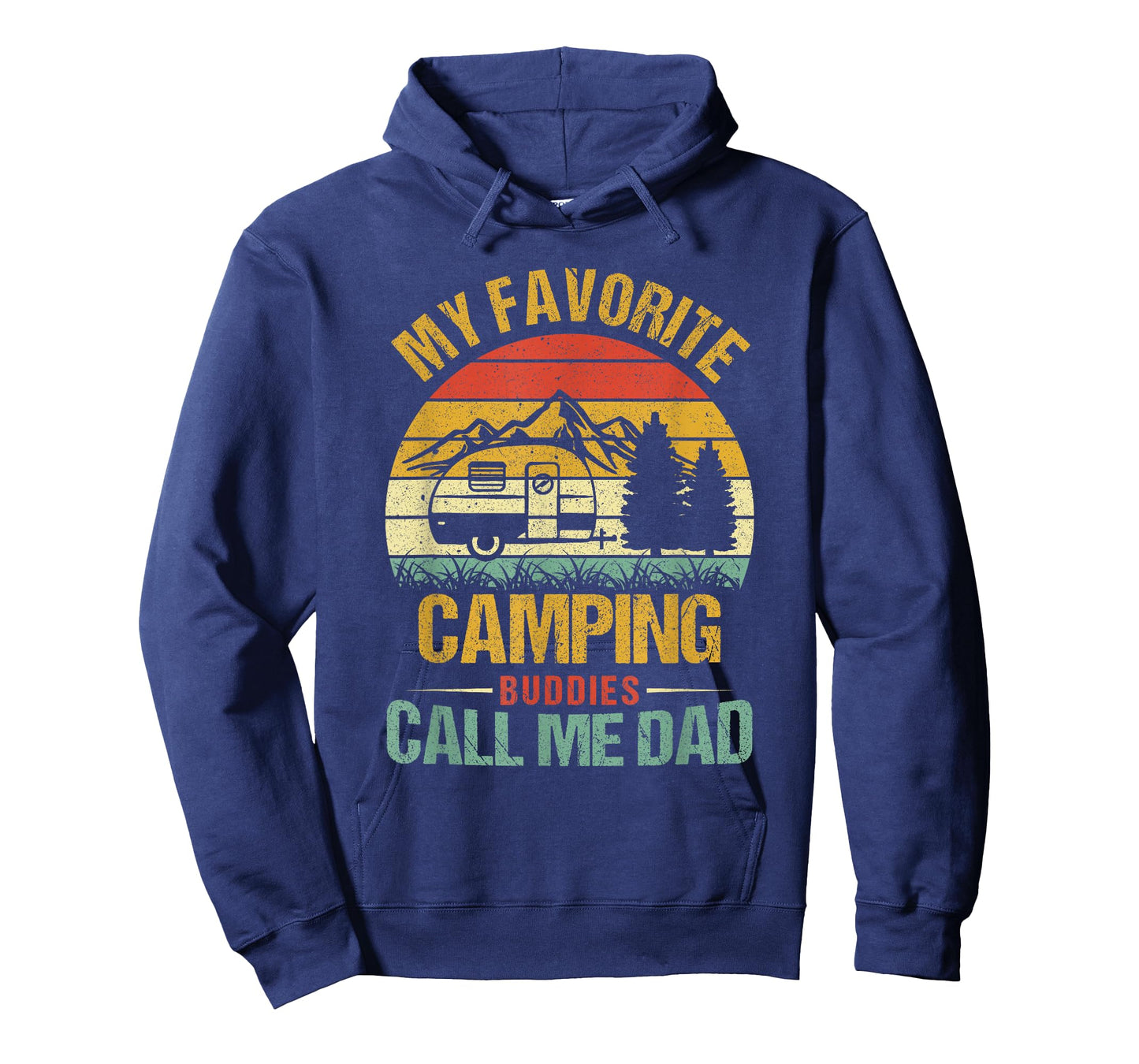 My Favorite Camping Buddies Call Me Dad Vintage Fathers Day T-Shirt