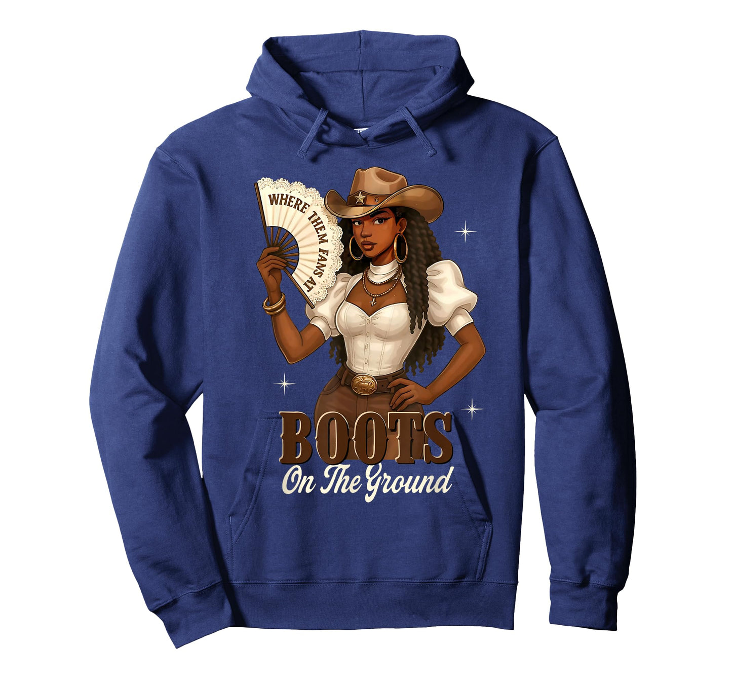 Black History Boots On The Ground Cowgirl Western Black Girl T-Shirt